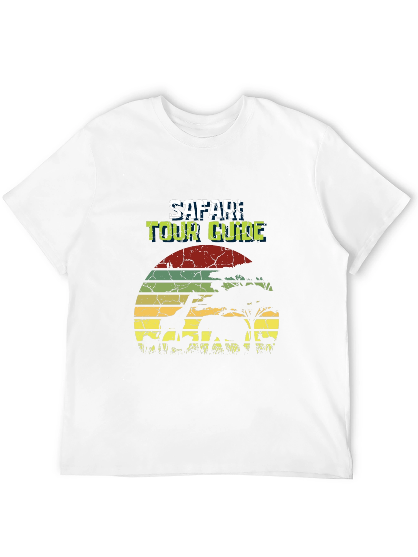Safari Tour Guide Black T-Shirt