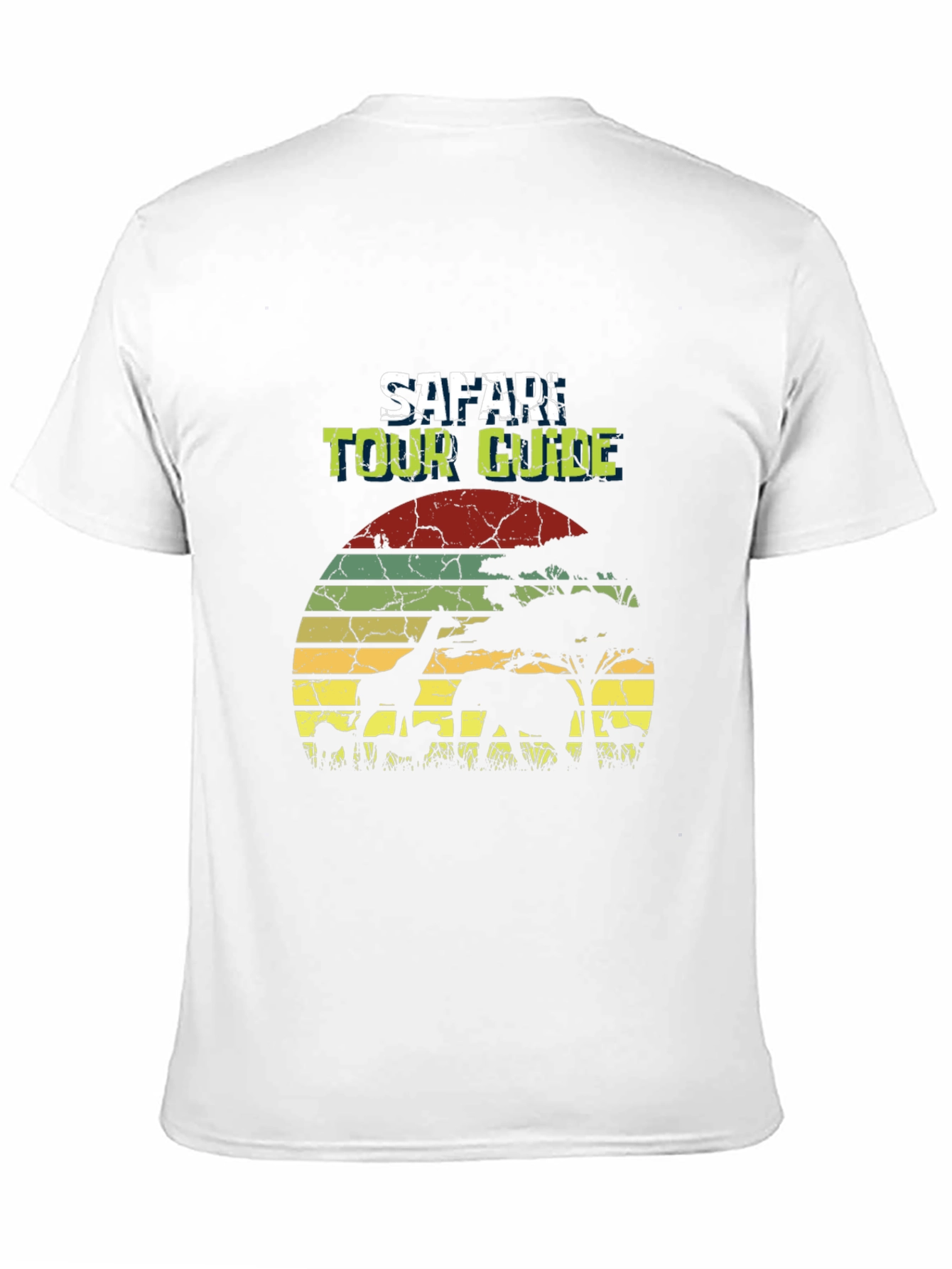 Safari Tour Guide Black T-Shirt