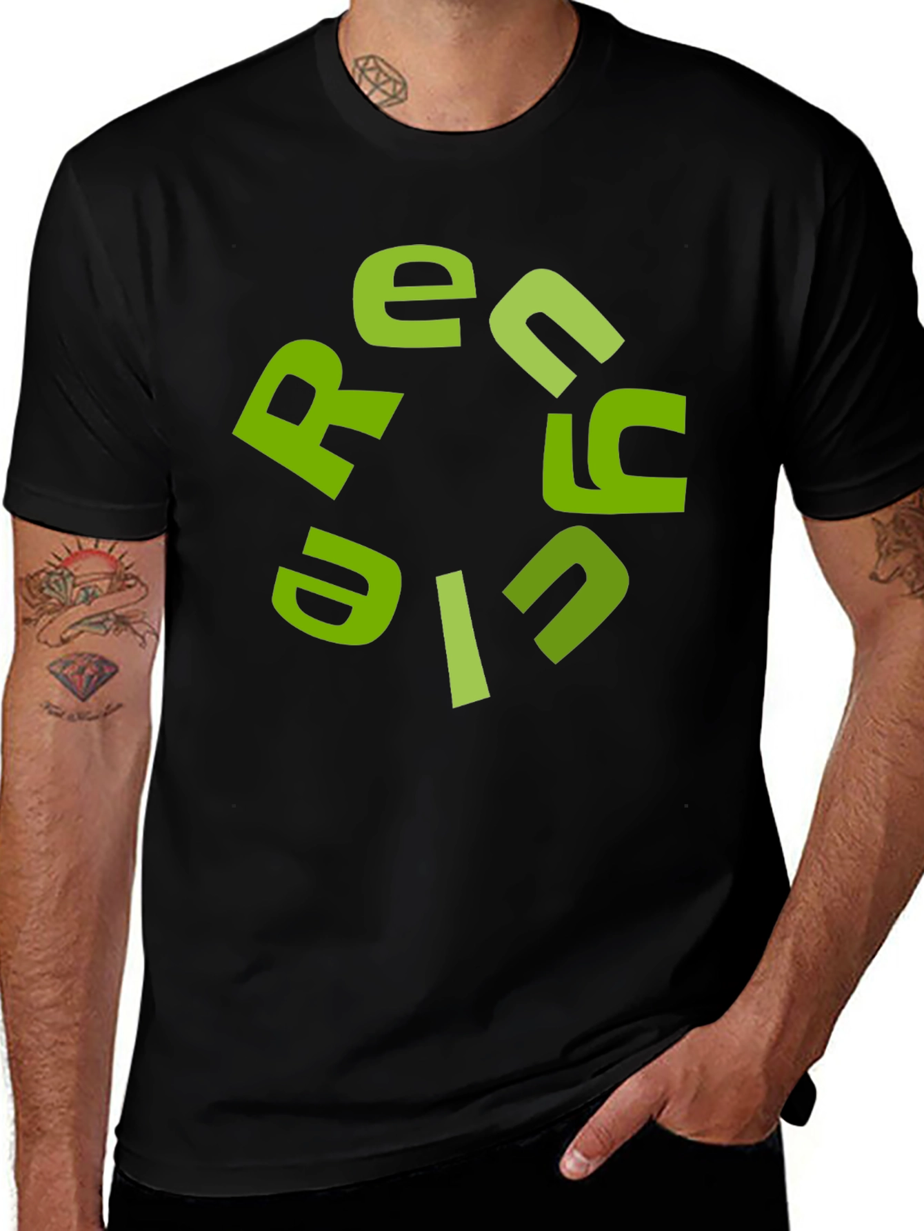 Recycle Graphic Tee - Eco-Friendly Style