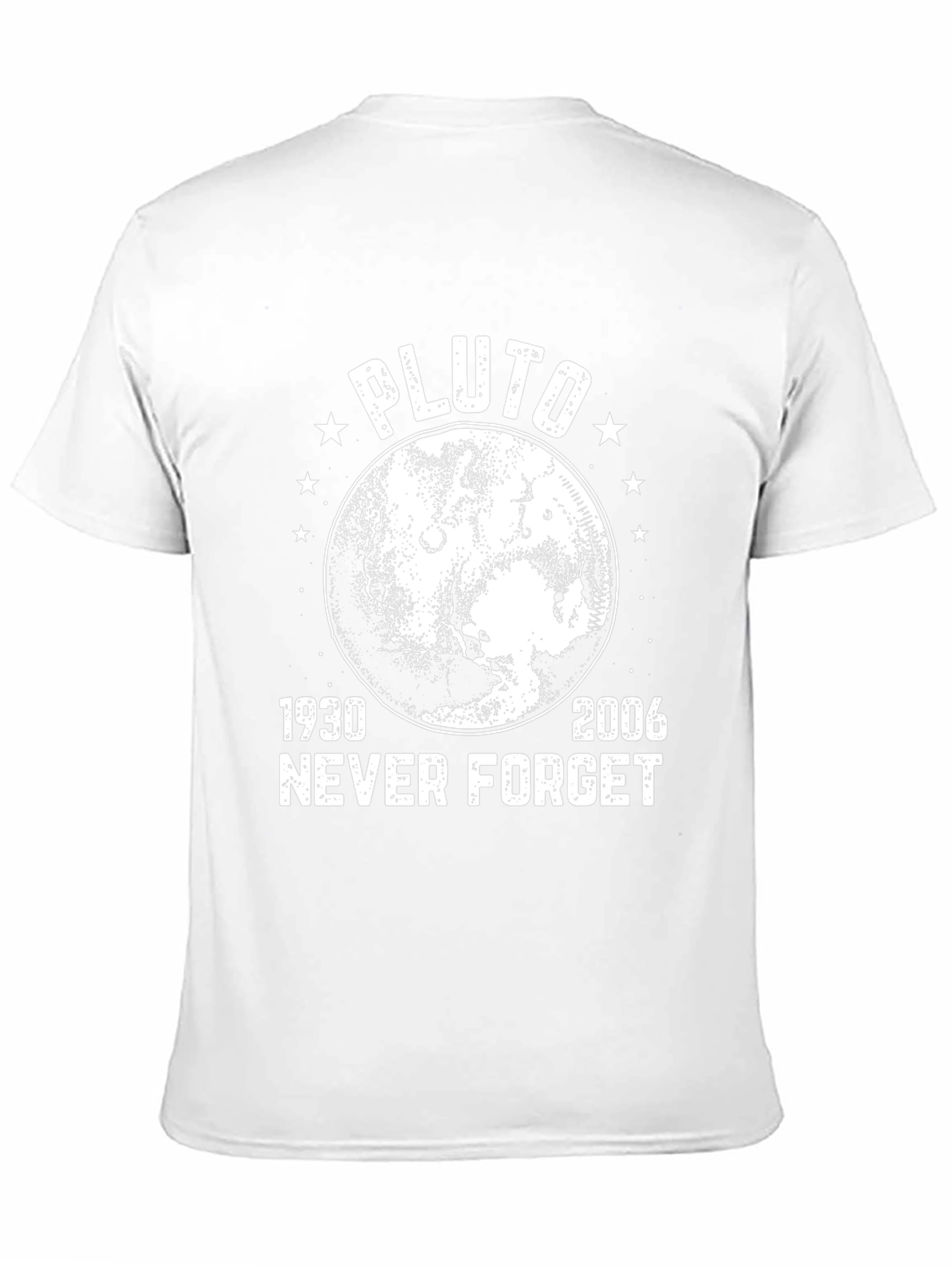 Pluto Never Forget Black T-Shirt