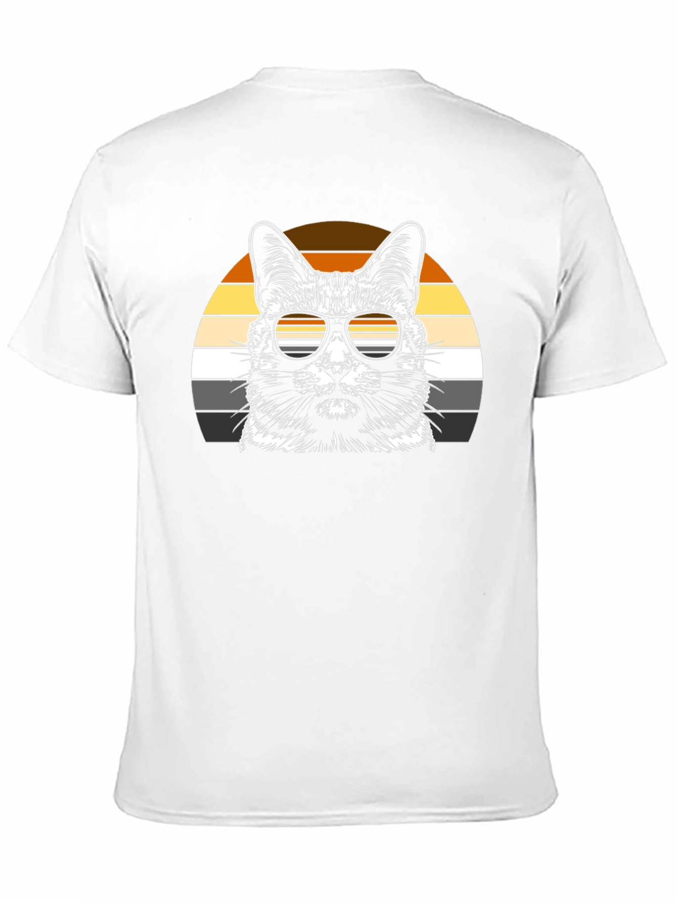 Cool Cat Sunset T-Shirt - Unisex Graphic Tee