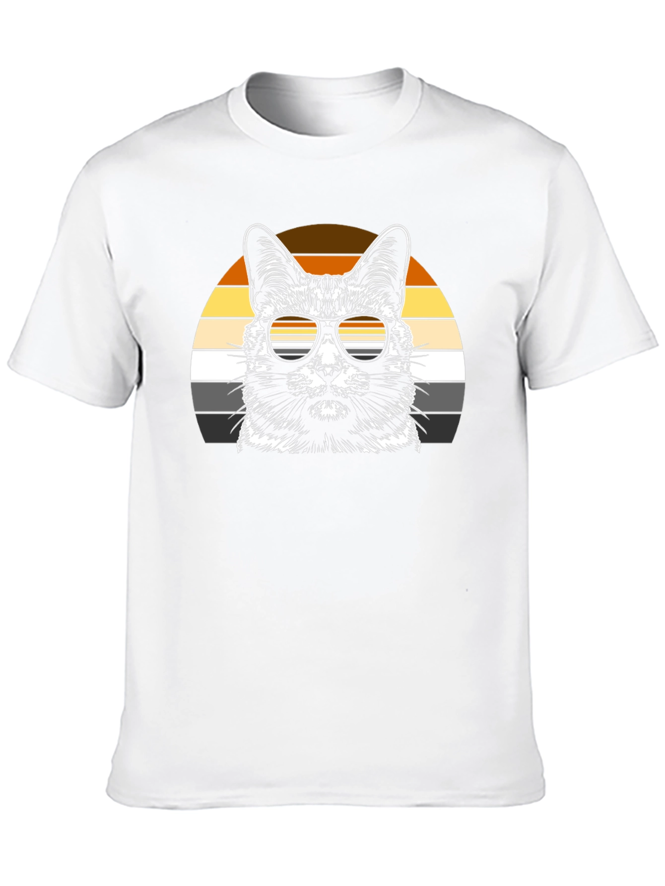 Cool Cat Sunset T-Shirt - Unisex Graphic Tee