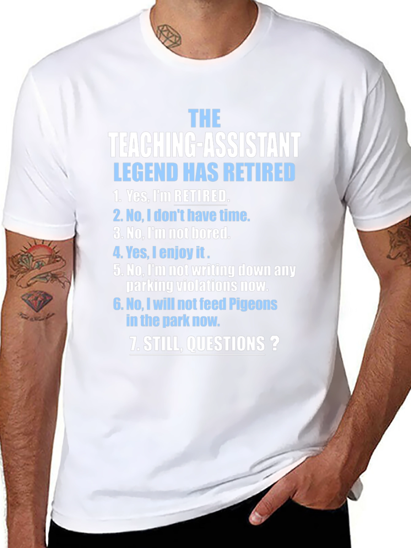Retired Teaching Assistant Legend T-Shirt