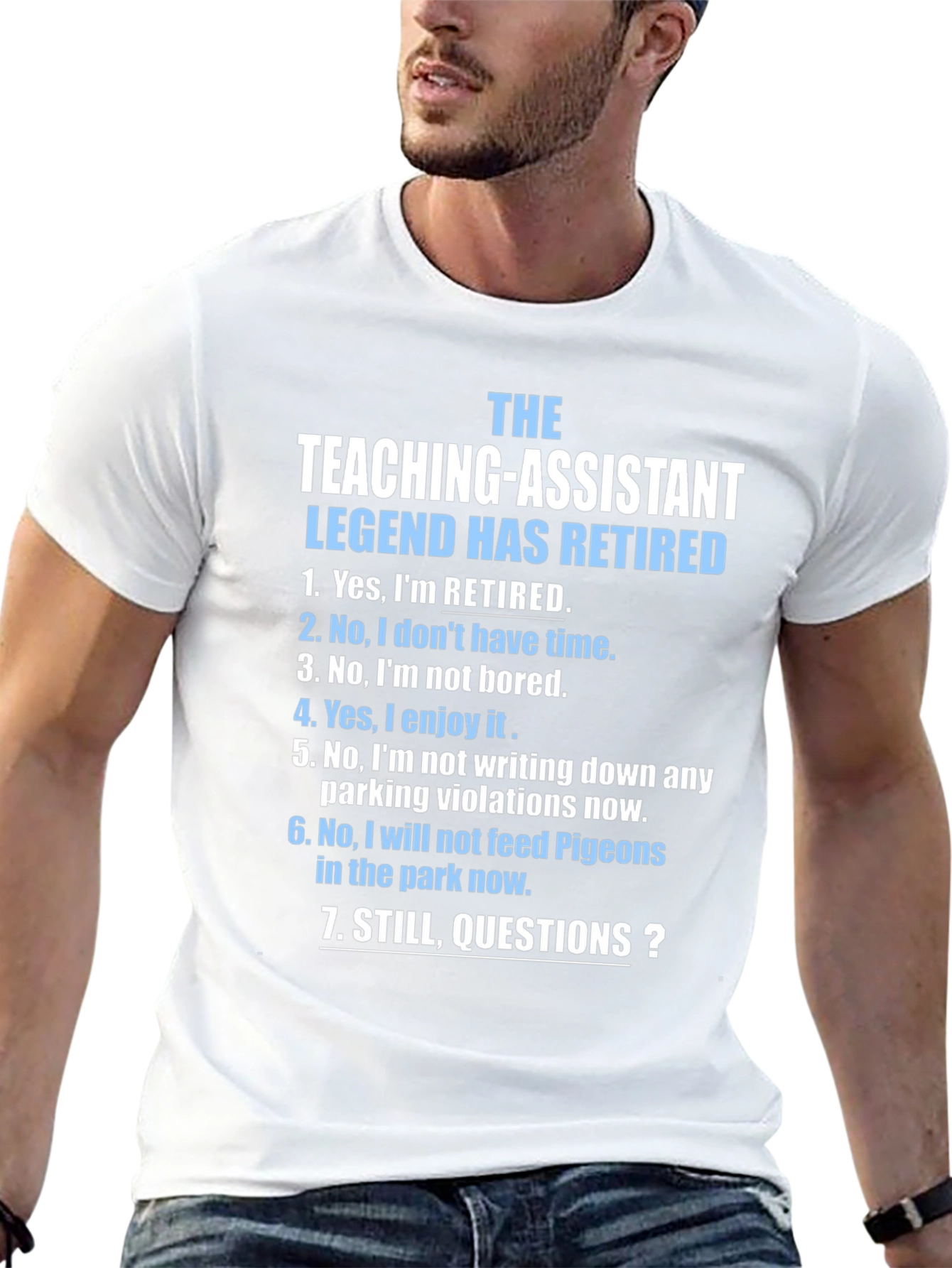 Retired Teaching Assistant Legend T-Shirt