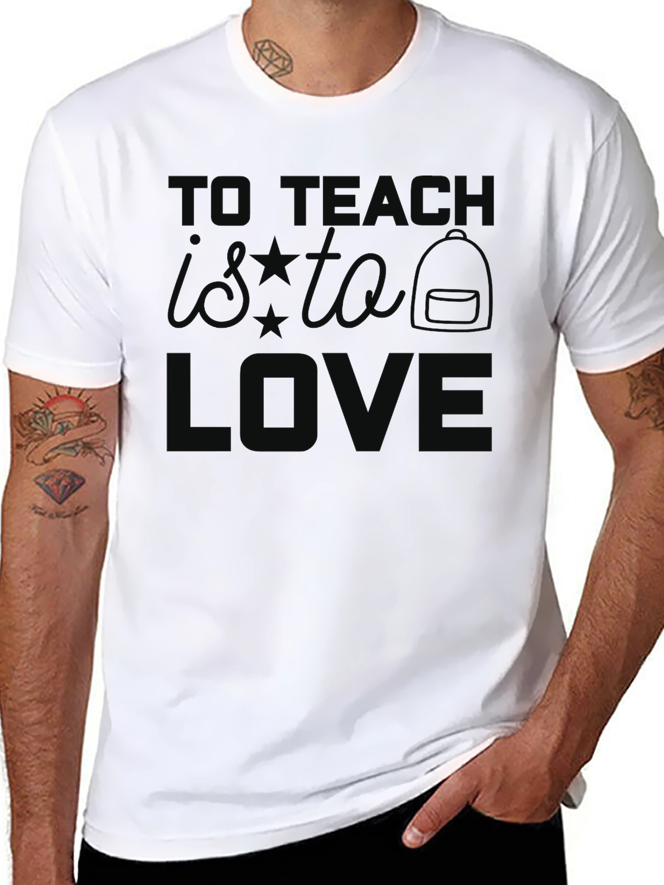 To Teach Is To Love Black T-Shirt