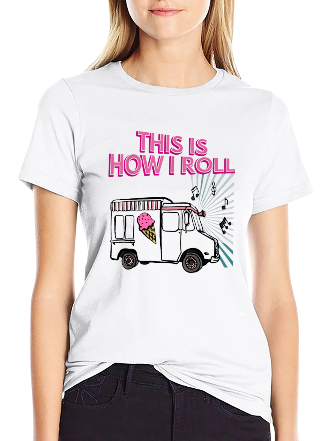This is How I Roll Ice Cream Truck T-Shirt