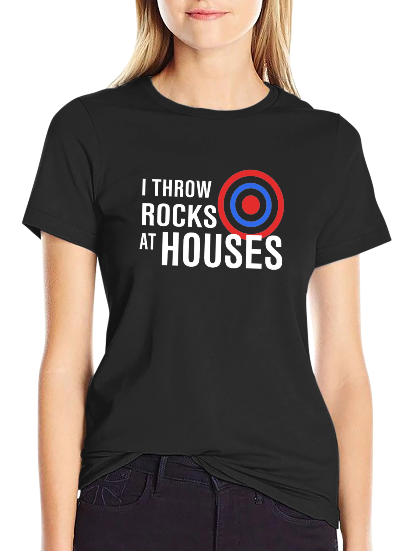 I Throw Rocks At Houses Graphic T-Shirt