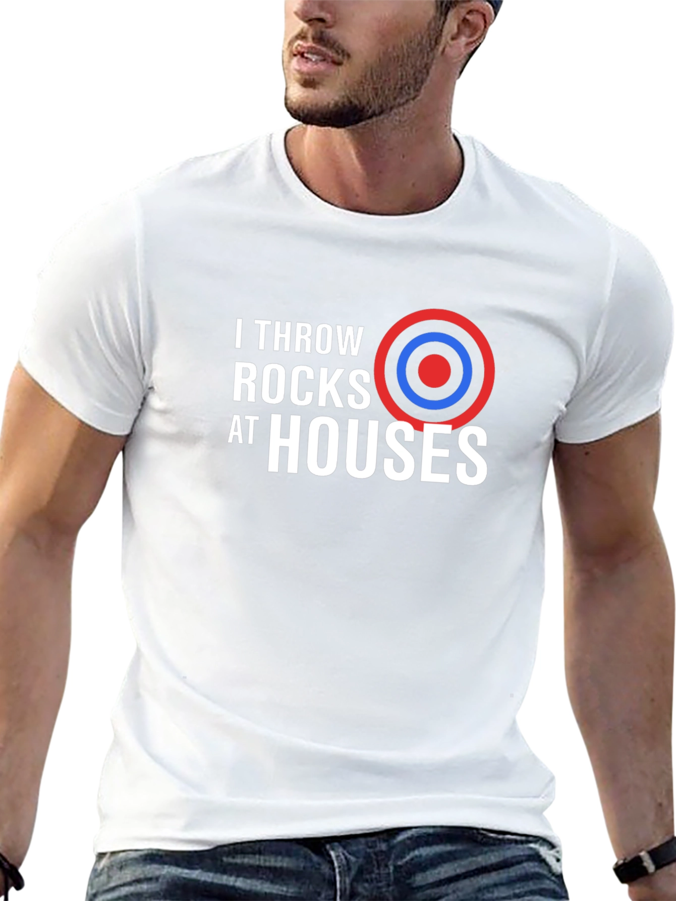 I Throw Rocks At Houses Graphic T-Shirt