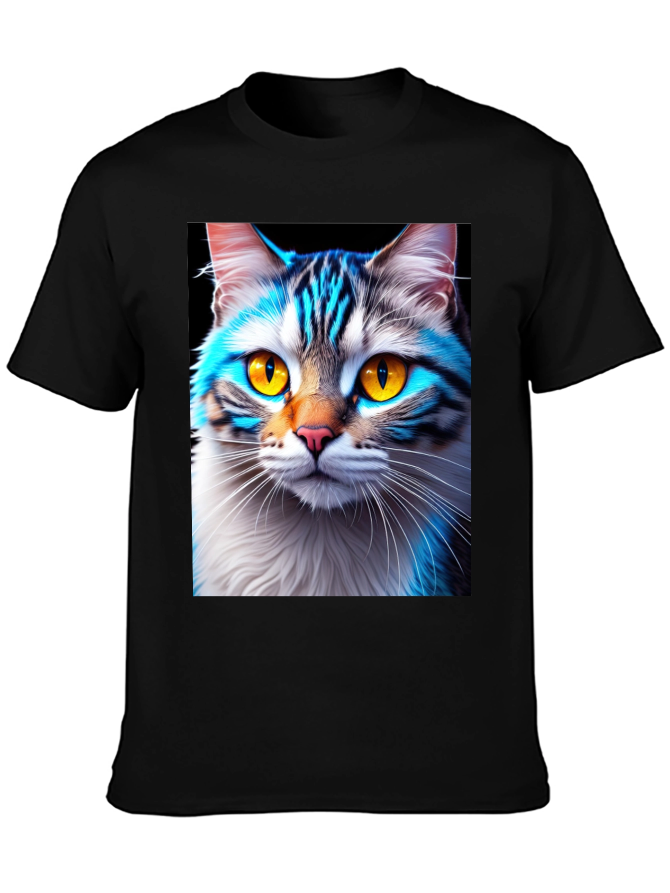 Cool Cat Graphic Tee - Stylish Animal Print Shirt