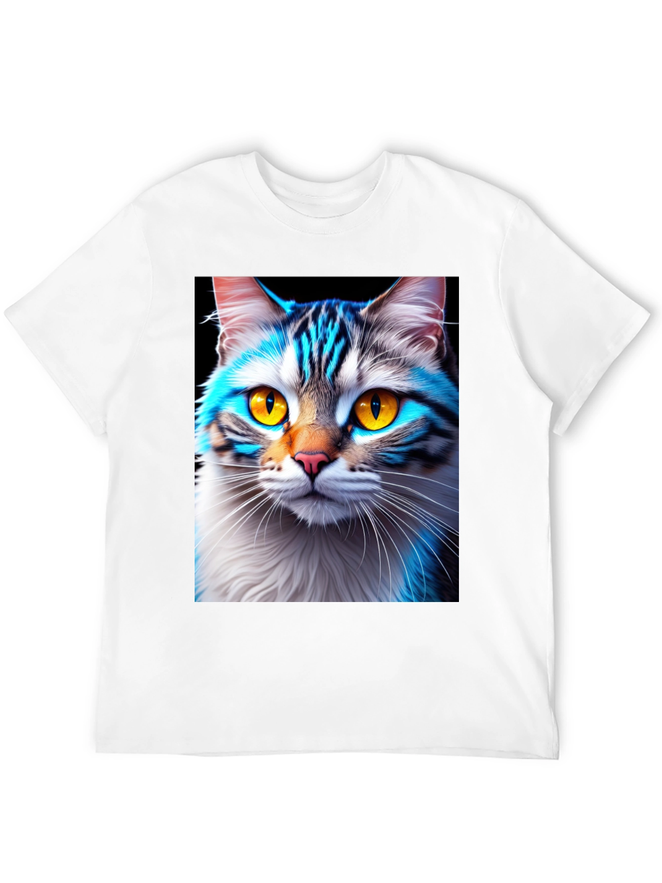 Cool Cat Graphic Tee - Stylish Animal Print Shirt