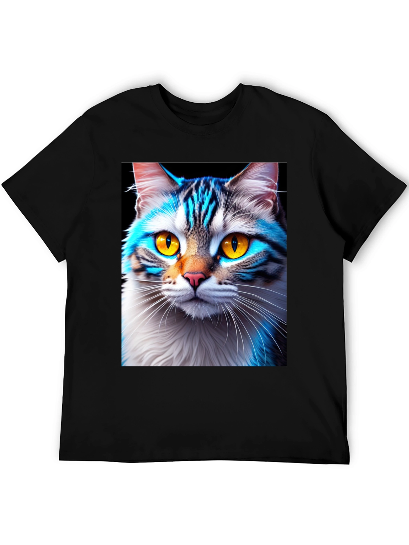 Cool Cat Graphic Tee - Stylish Animal Print Shirt