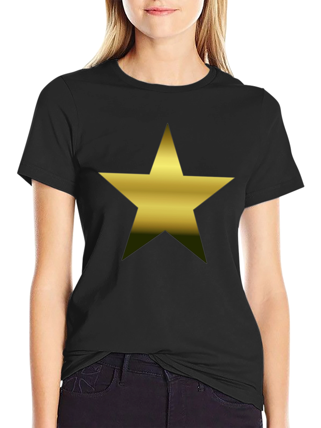 Star Graphic T-Shirt - Mens Black Tee