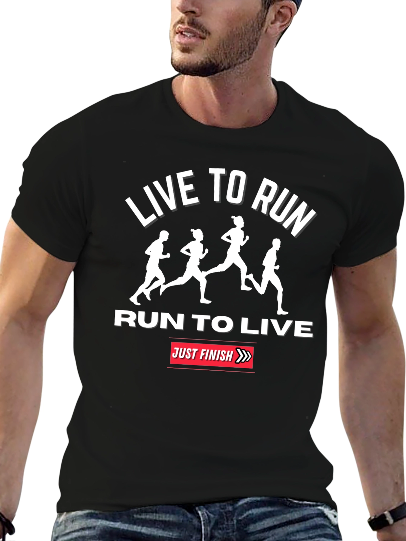 Live to Run Graphic Tee