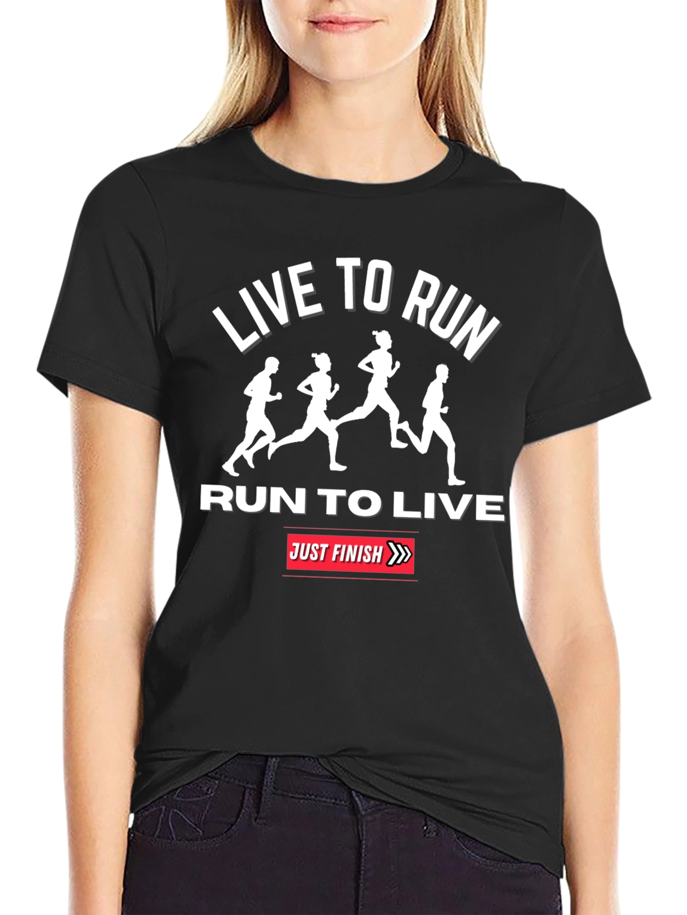 Live to Run Graphic Tee