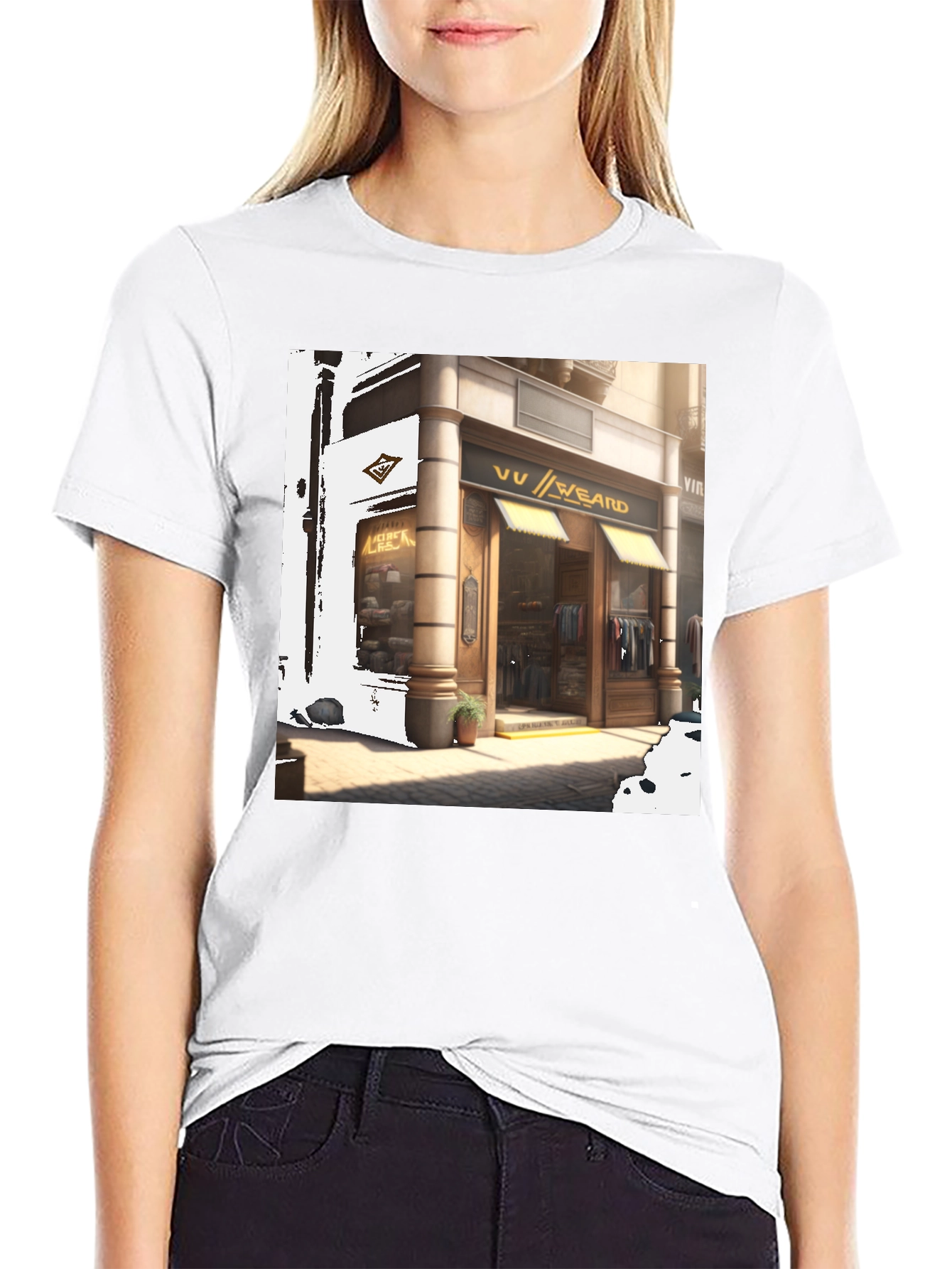 Urban Style Graphic Tee - Shopfront Design