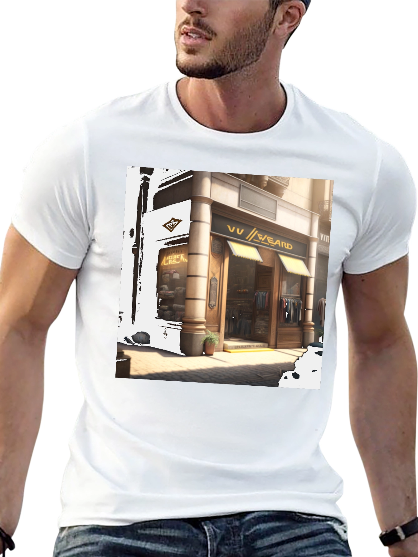 Urban Style Graphic Tee - Shopfront Design