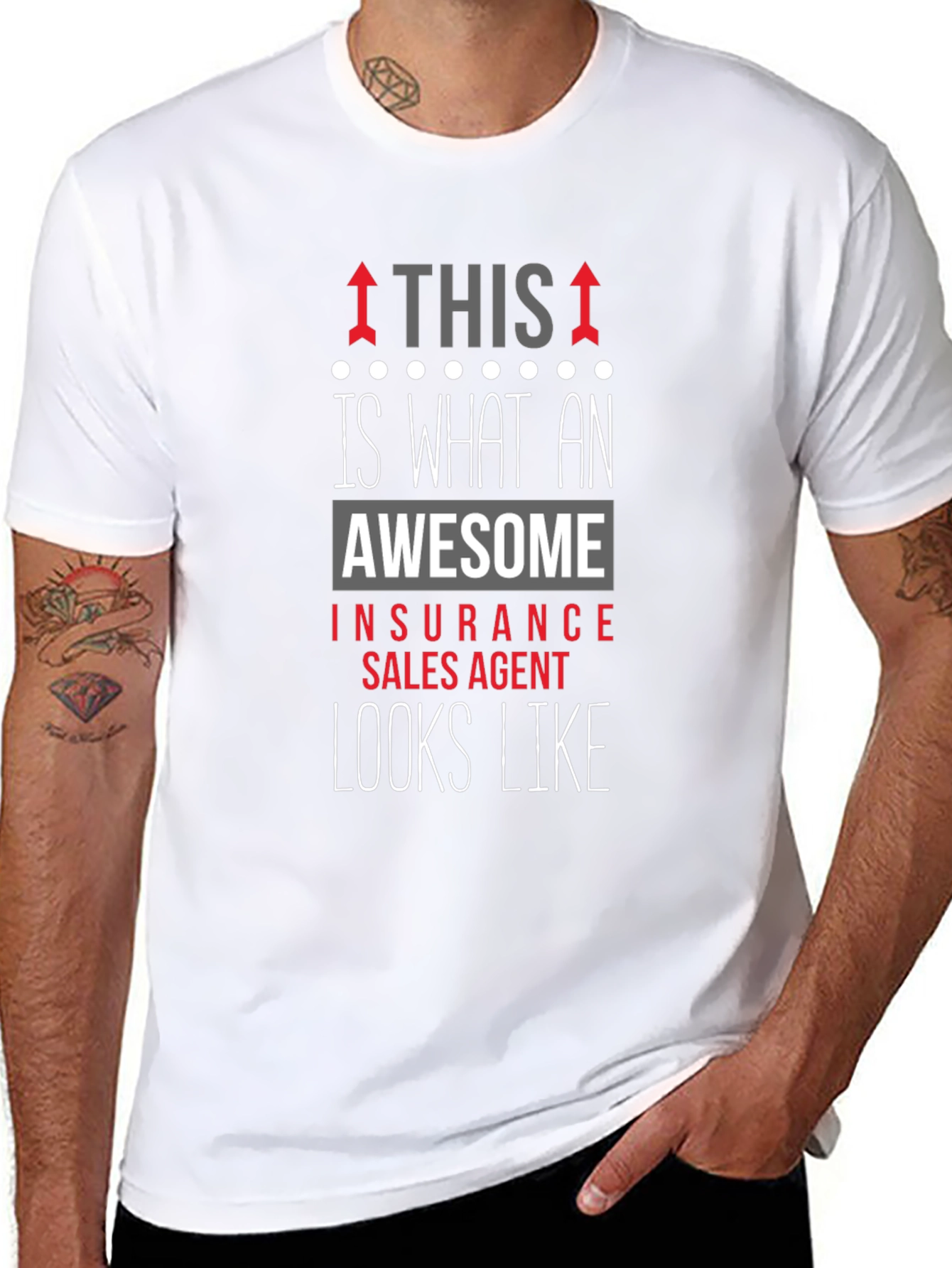 Awesome Insurance Sales Agent Graphic T-Shirt