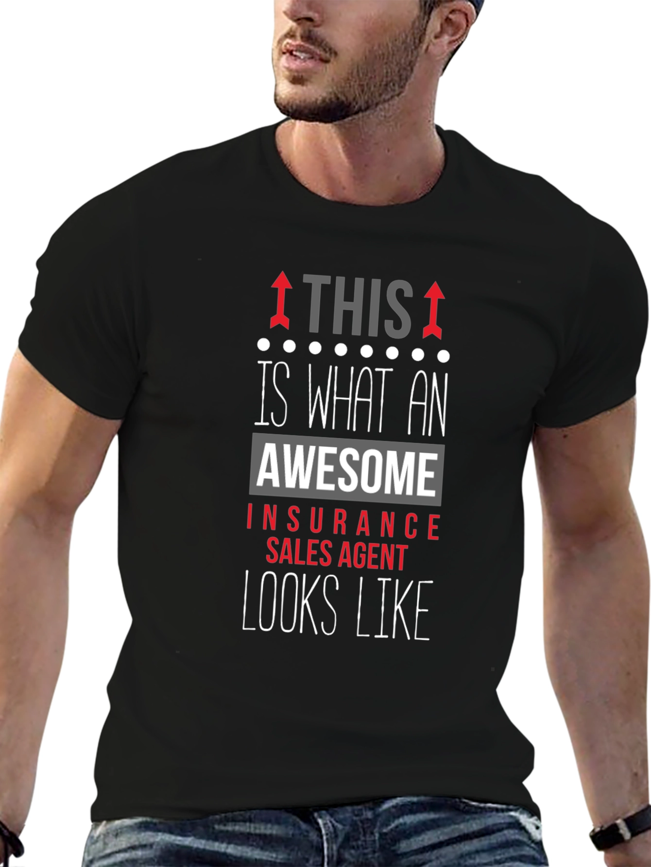Awesome Insurance Sales Agent Graphic T-Shirt