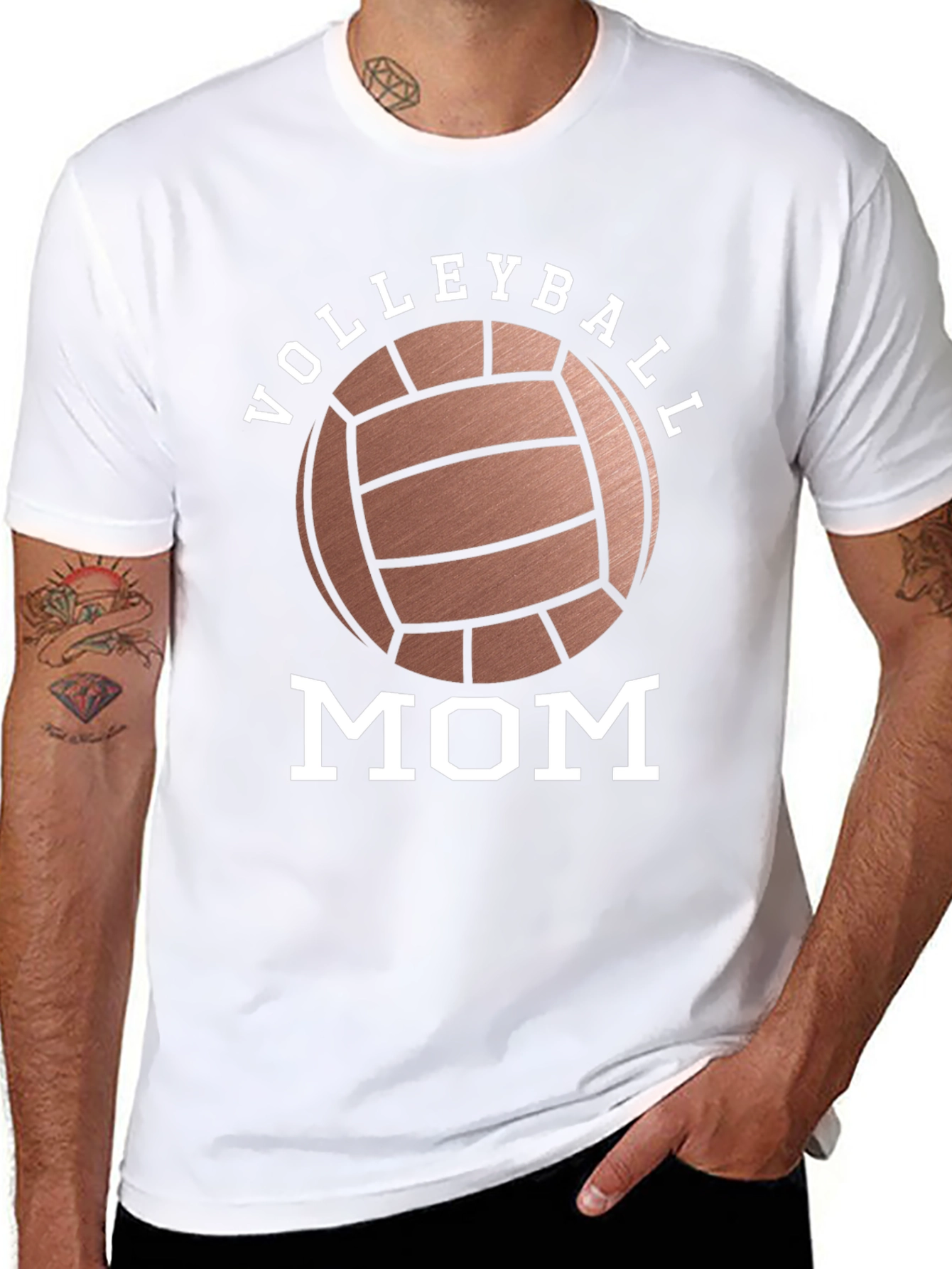 Volleyball Mom T-Shirt - Black