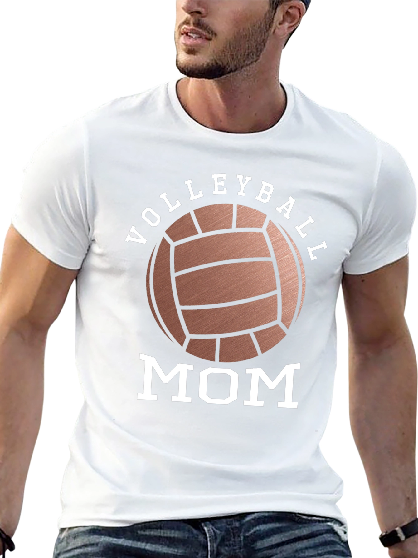 Volleyball Mom T-Shirt - Black