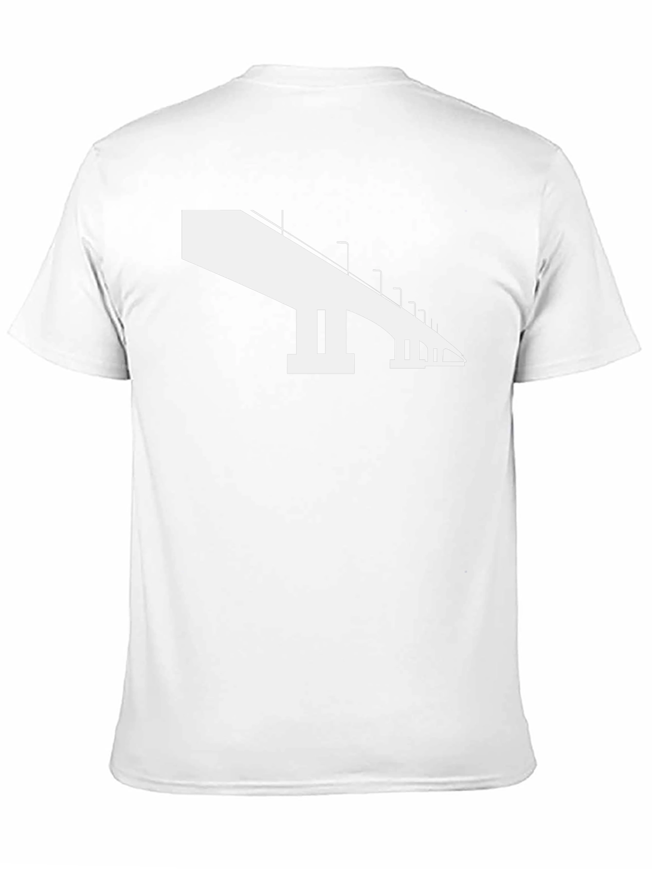 Modern Bridge Graphic Tee - Black Cotton Shirt