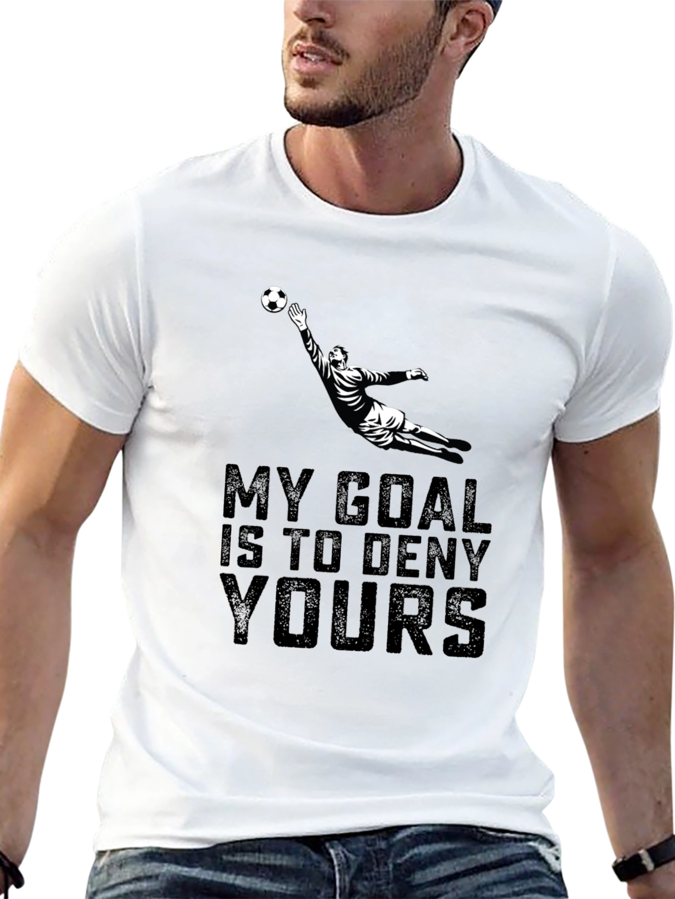 Goalkeeper Graphic Tee - Defend Your Goal!