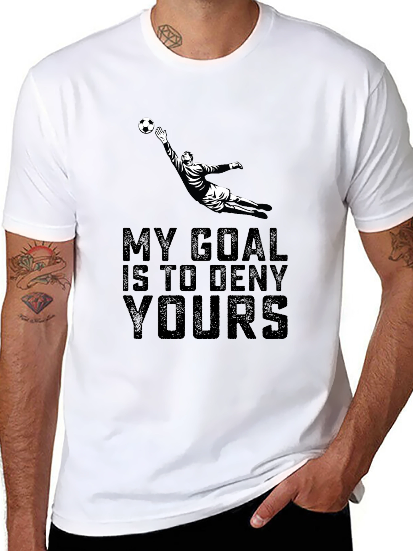 Goalkeeper Graphic Tee - Defend Your Goal!