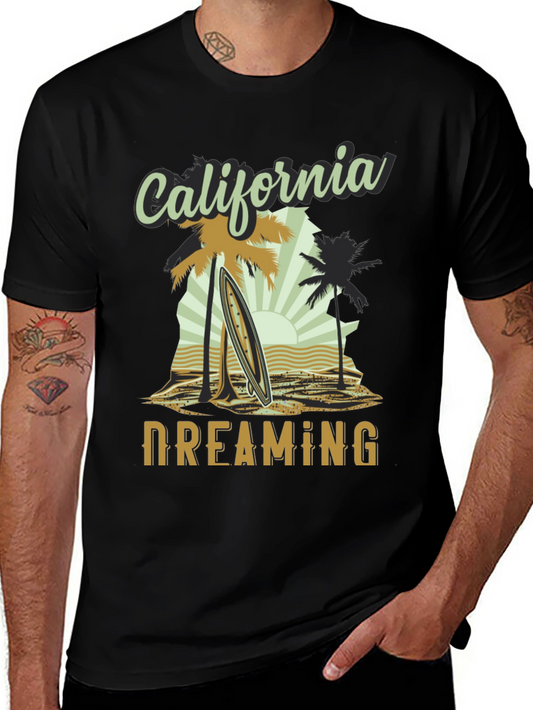 California Dreaming Graphic Tee - Beach Vibes