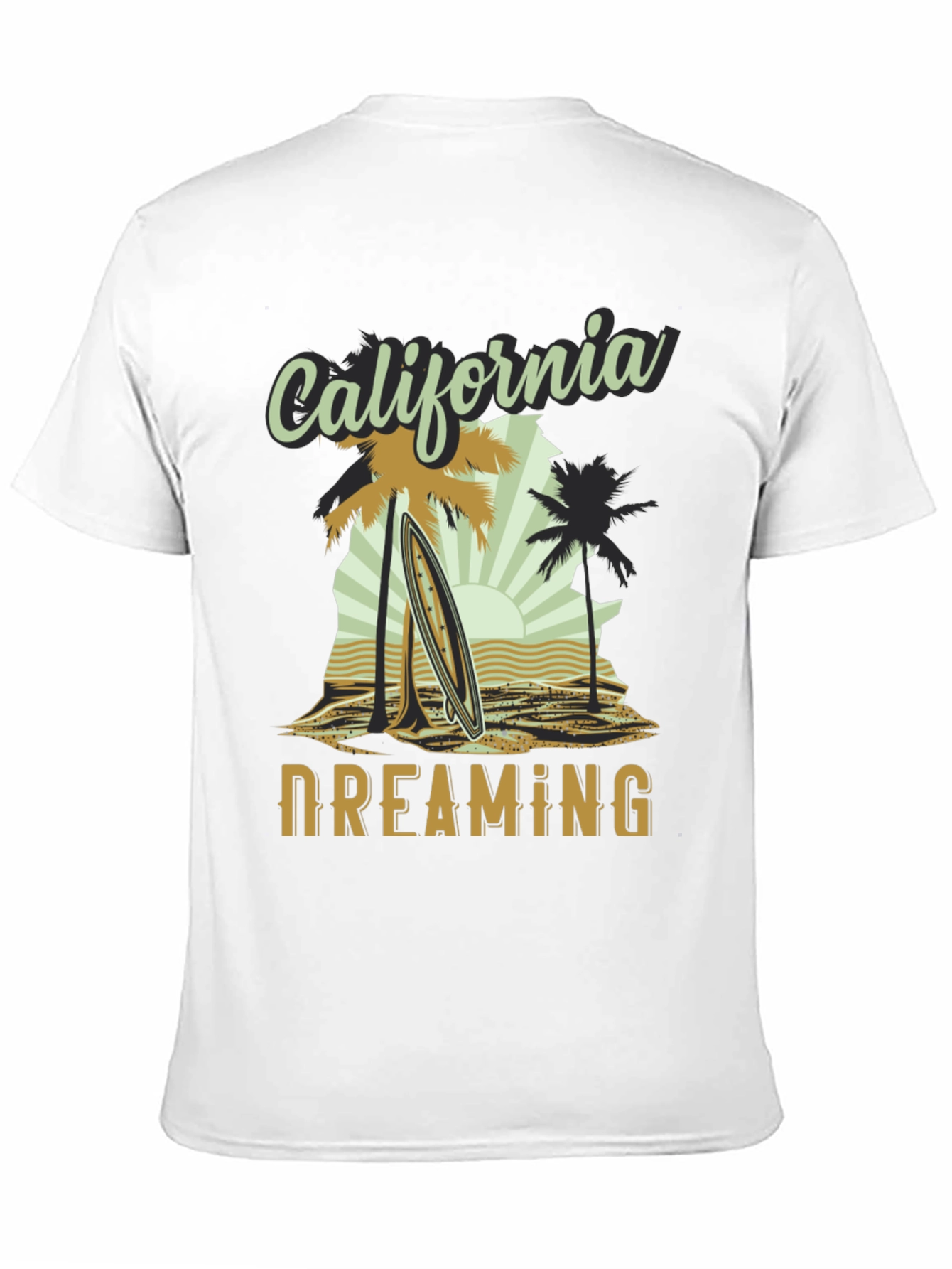 California Dreaming Graphic Tee - Beach Vibes