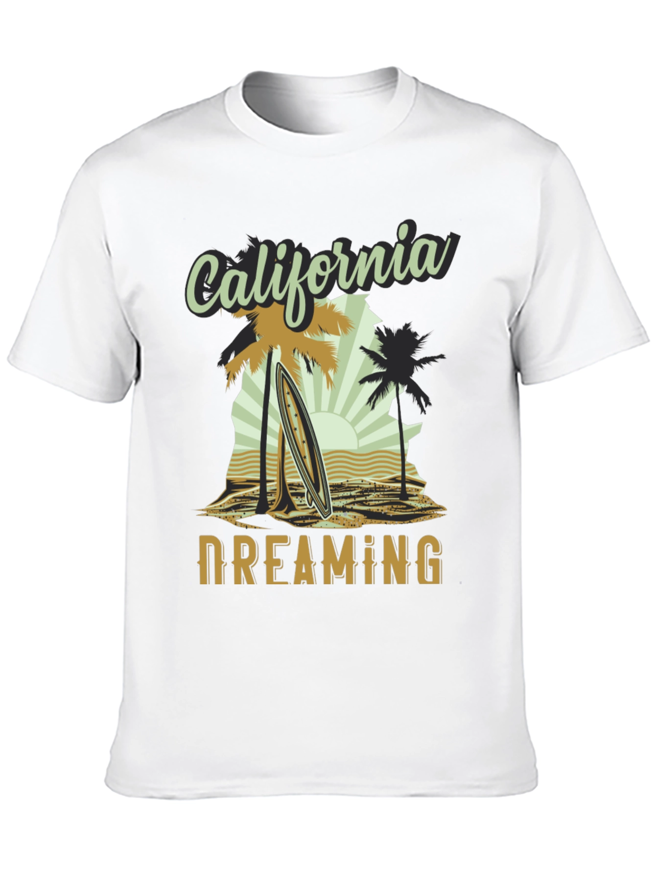 California Dreaming Graphic Tee - Beach Vibes