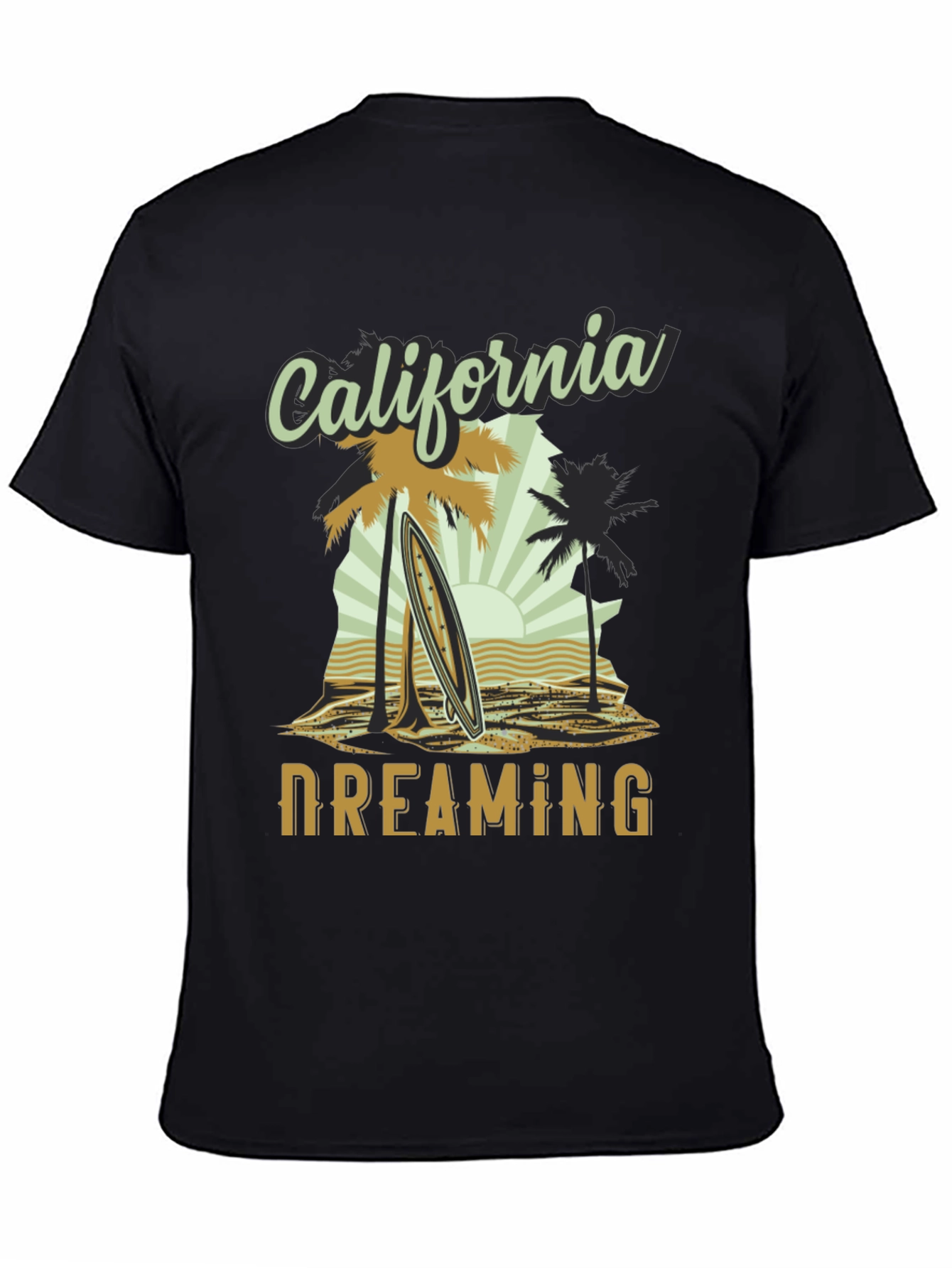 California Dreaming Graphic Tee - Beach Vibes
