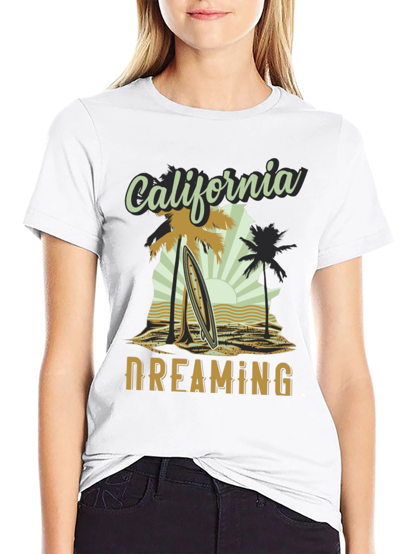California Dreaming Graphic Tee - Beach Vibes