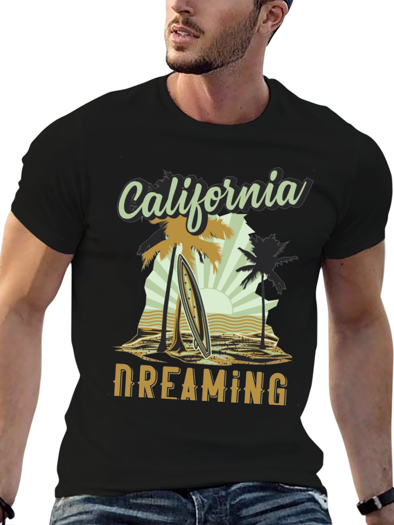 California Dreaming Graphic Tee - Beach Vibes
