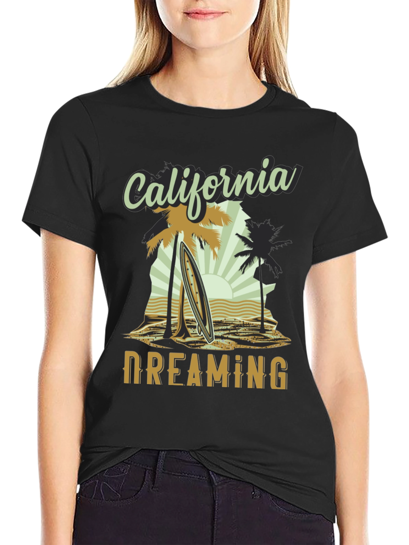 California Dreaming Graphic Tee - Beach Vibes