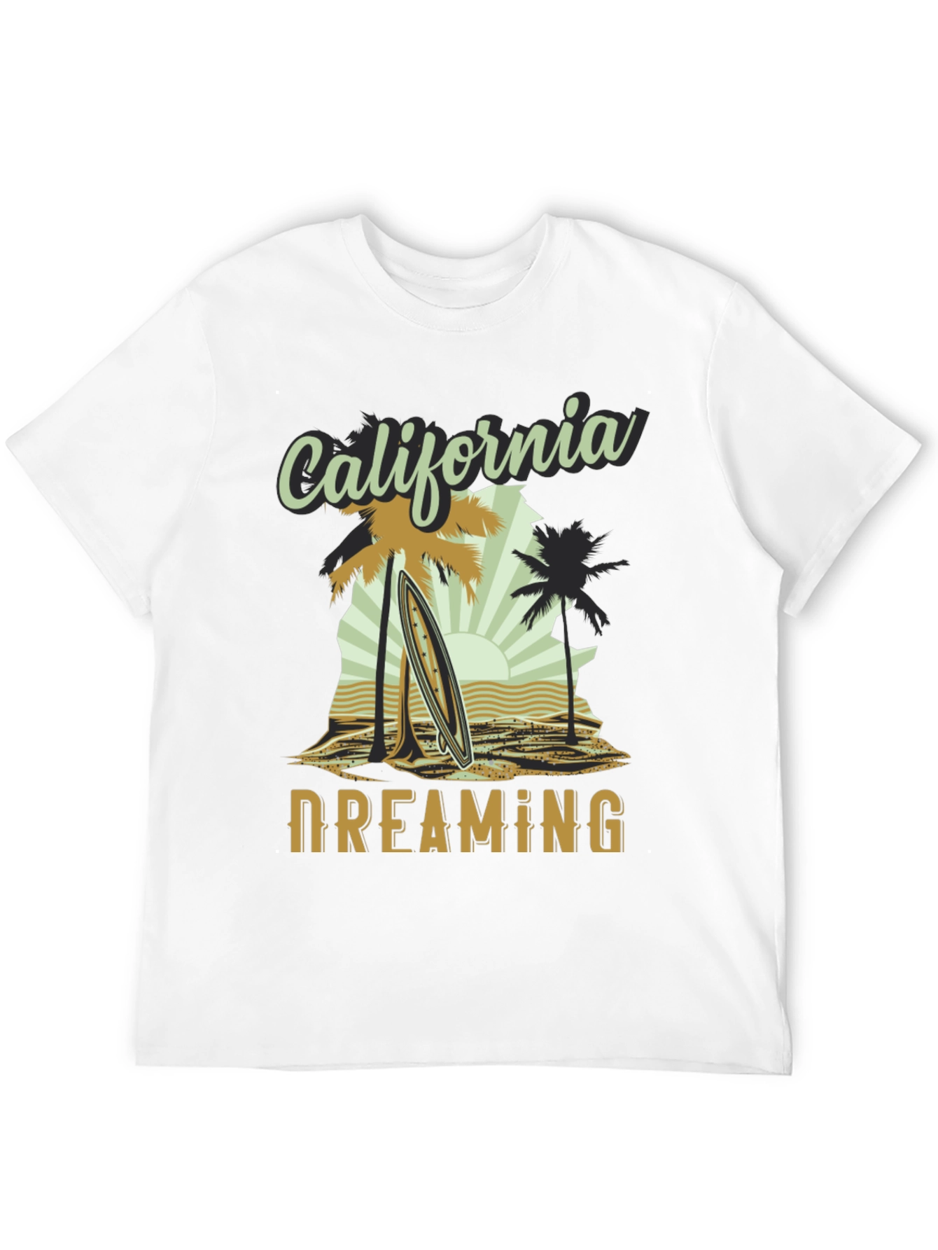 California Dreaming Graphic Tee - Beach Vibes