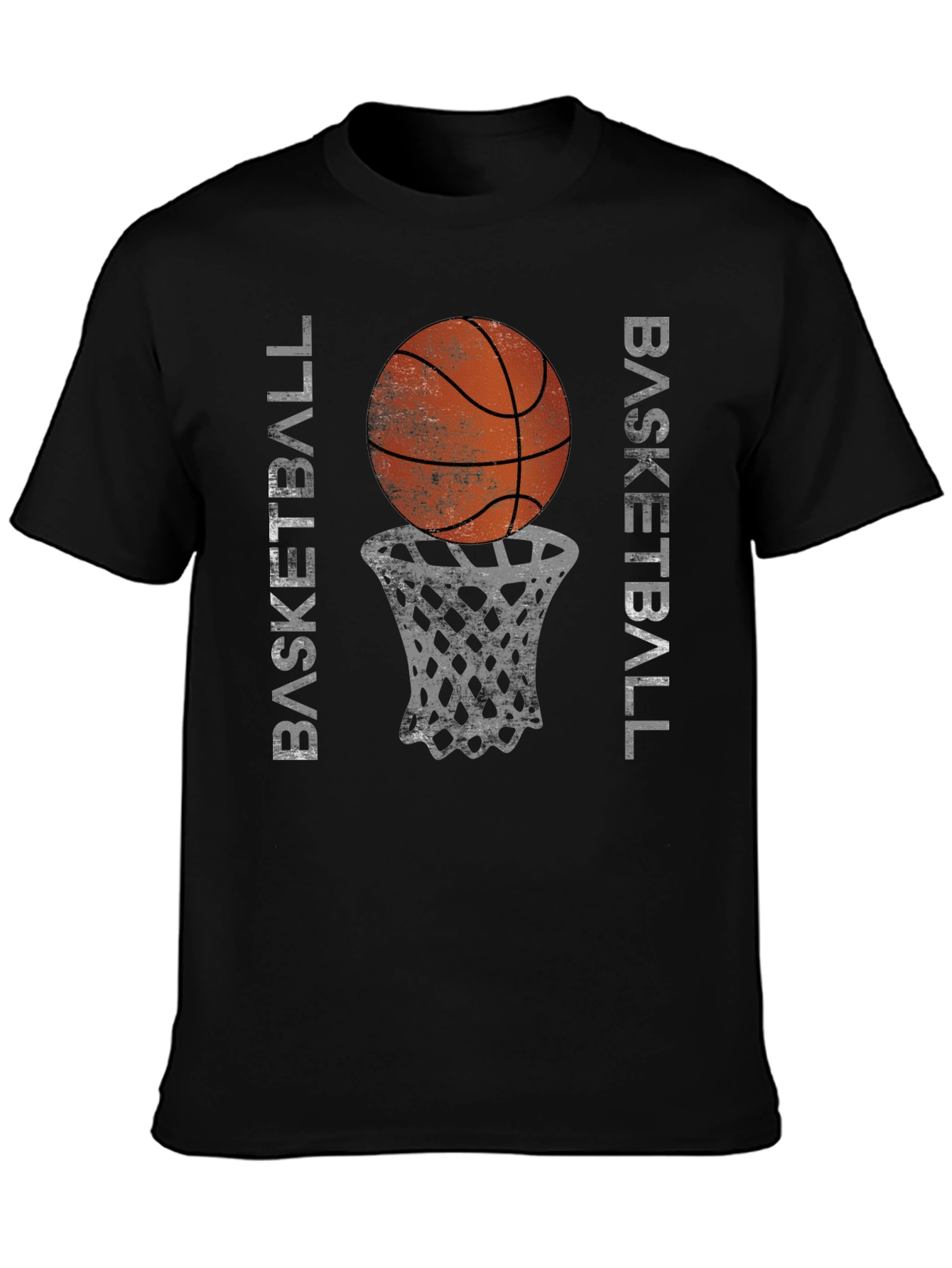 Basketball Graphic Tee - Black T-Shirt