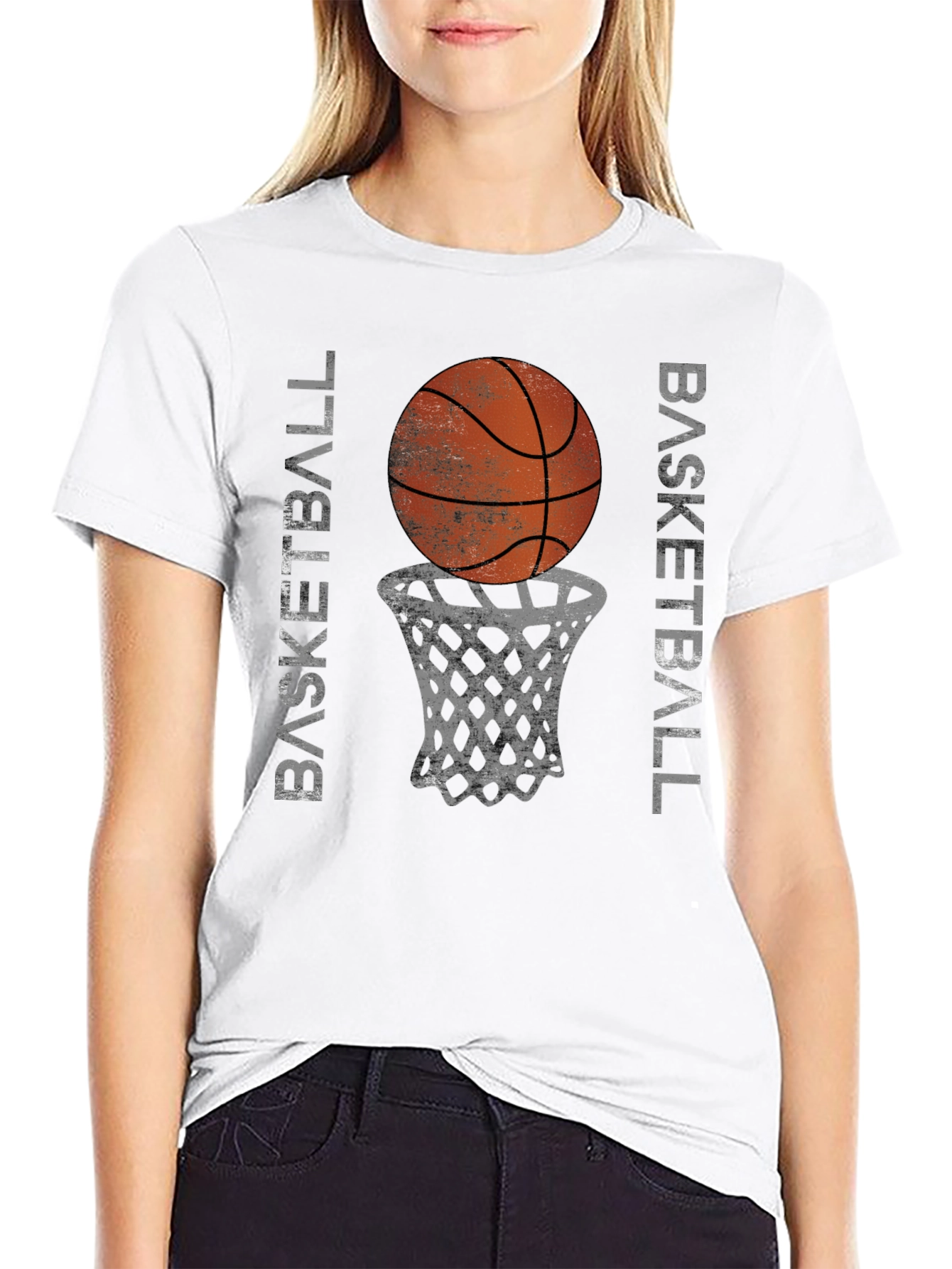 Basketball Graphic Tee - Black T-Shirt