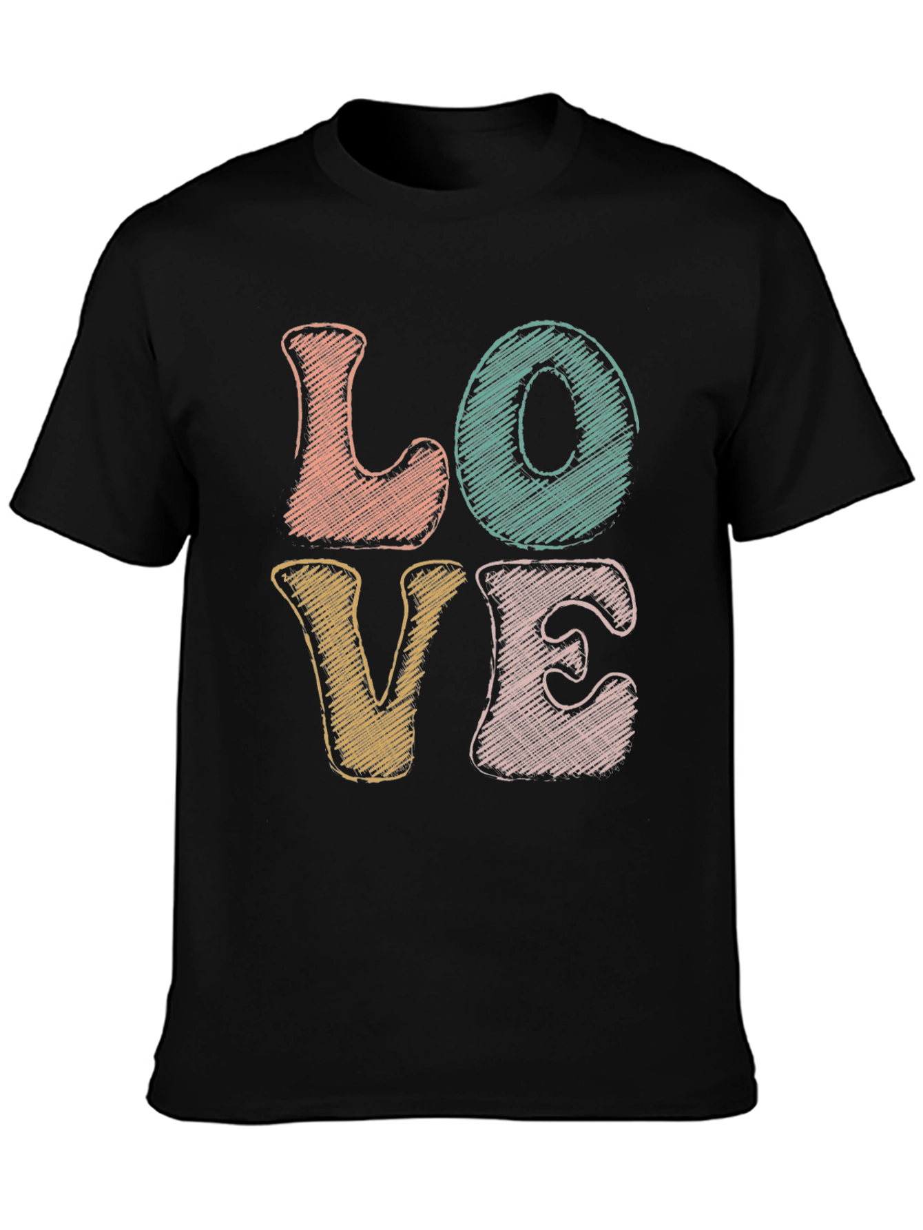 Retro LOVE Graphic Tee - Stylish & Comfortable