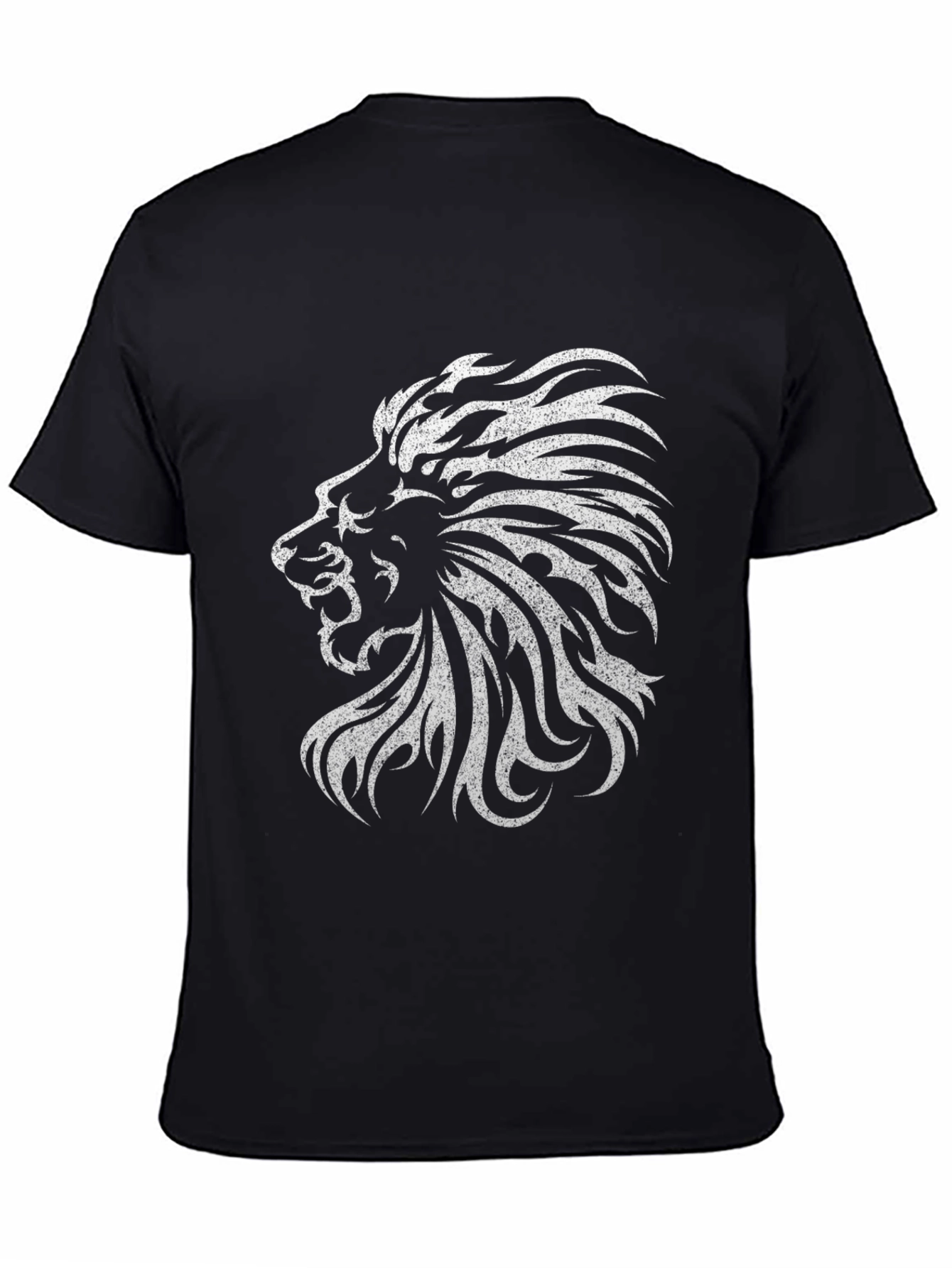 Lion Graphic Tee - Black T-Shirt