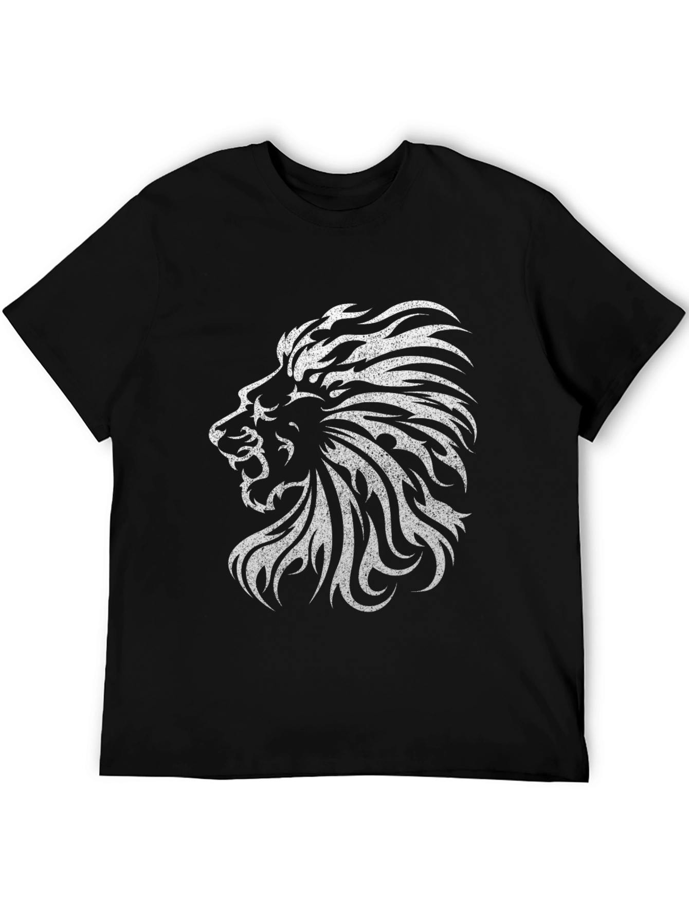 Lion Graphic Tee - Black T-Shirt