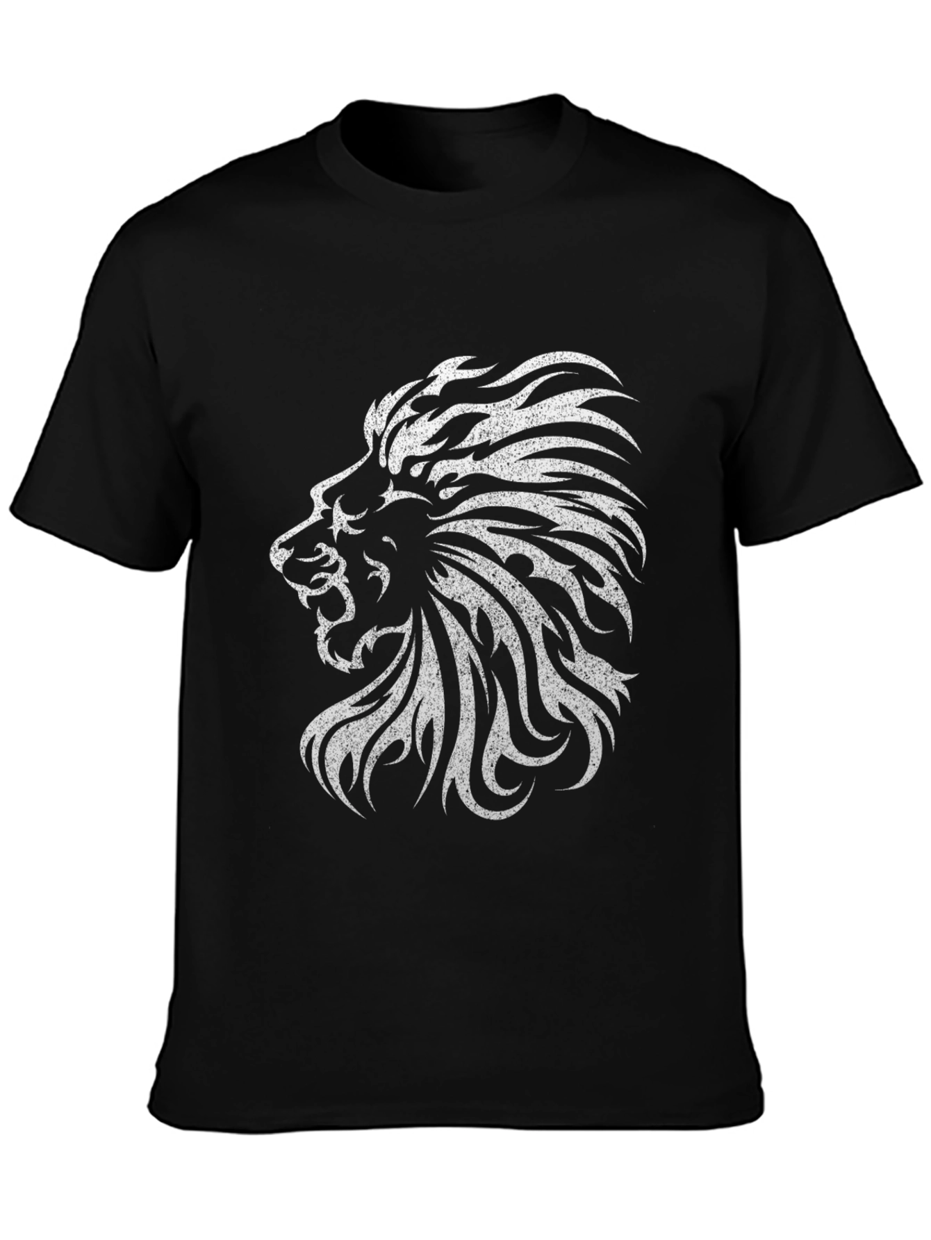 Lion Graphic Tee - Black T-Shirt
