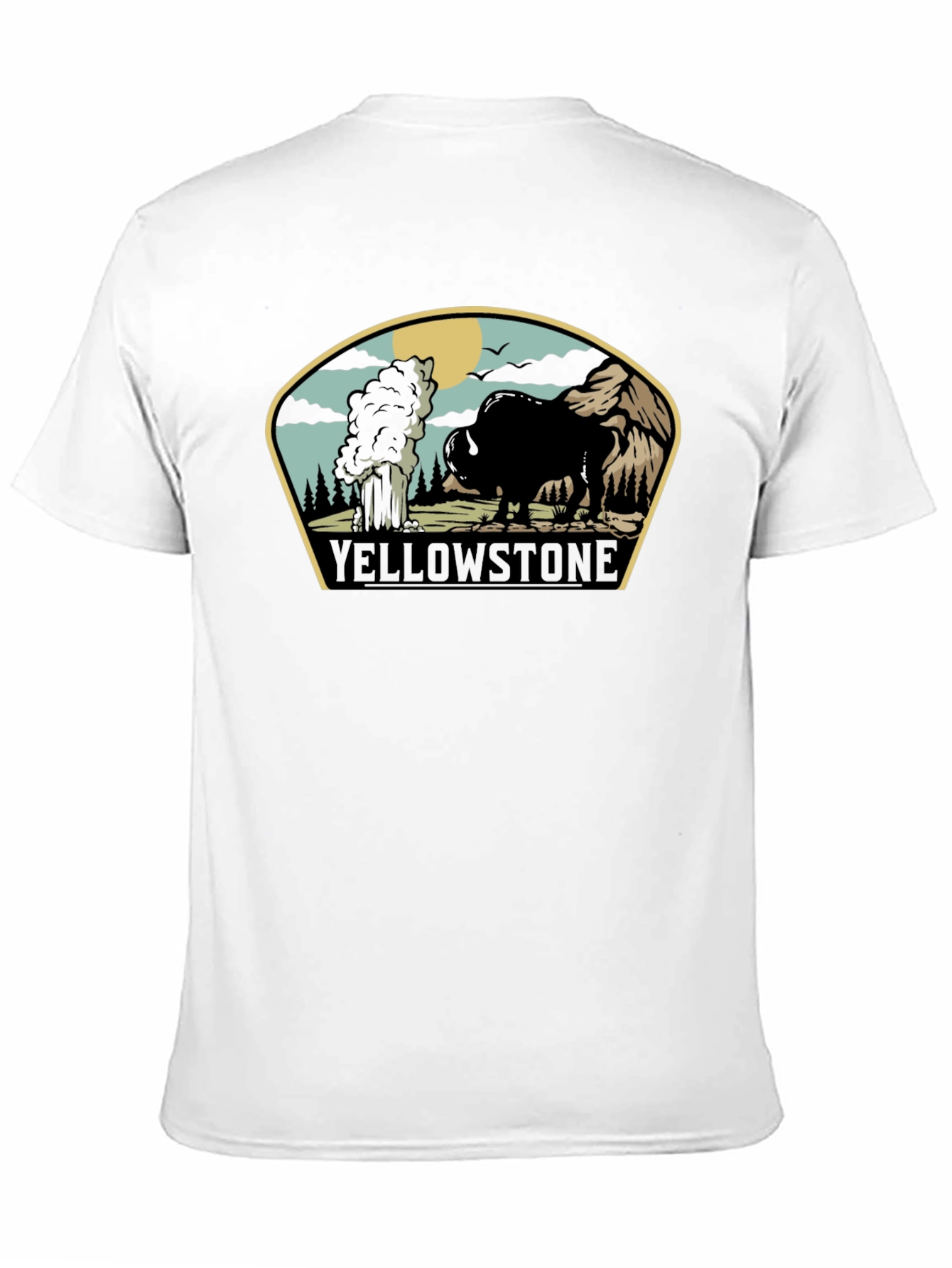 Yellowstone Bison Graphic Tee - Black