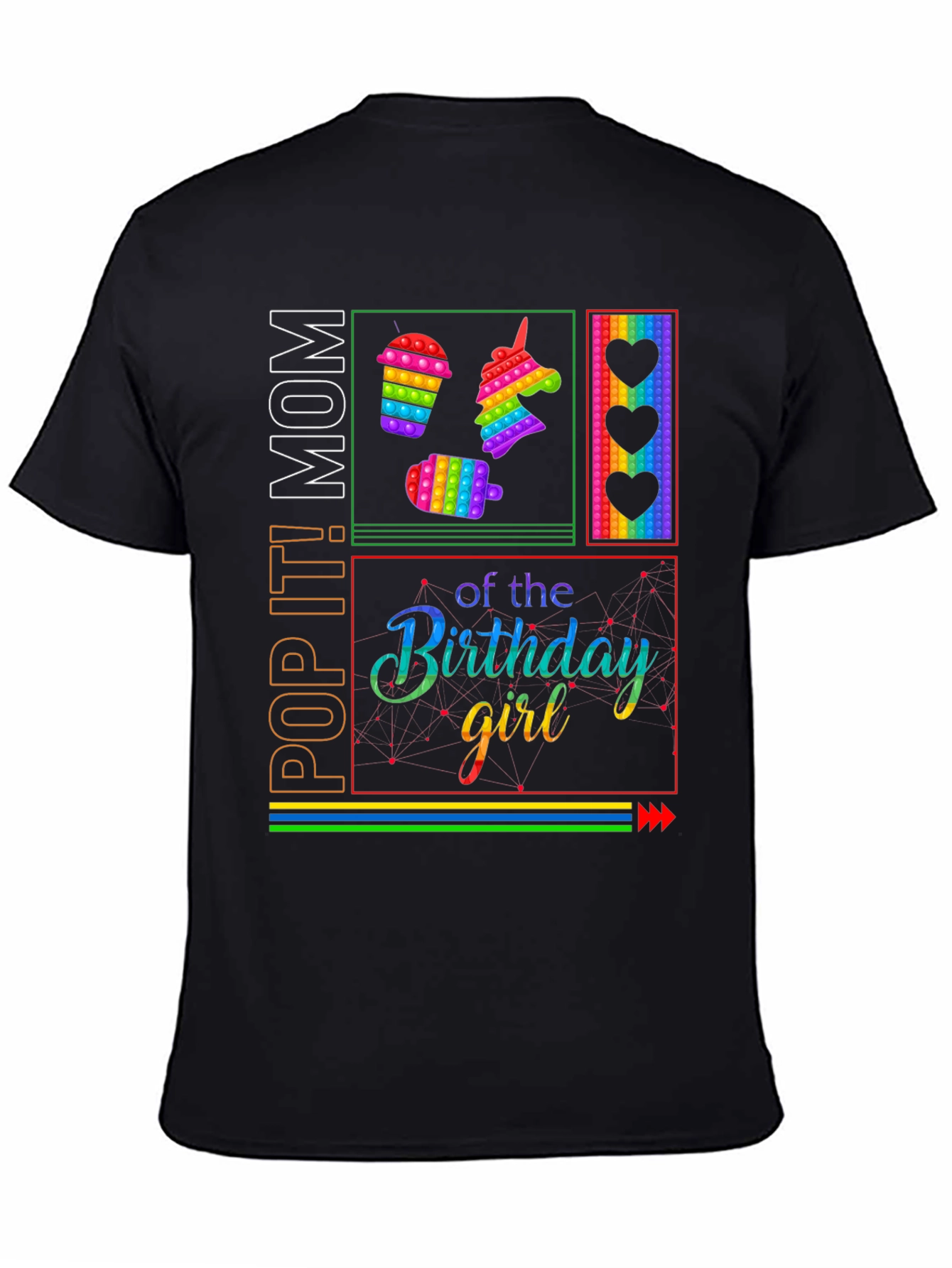 Pop It! Mom Birthday Girl T-Shirt