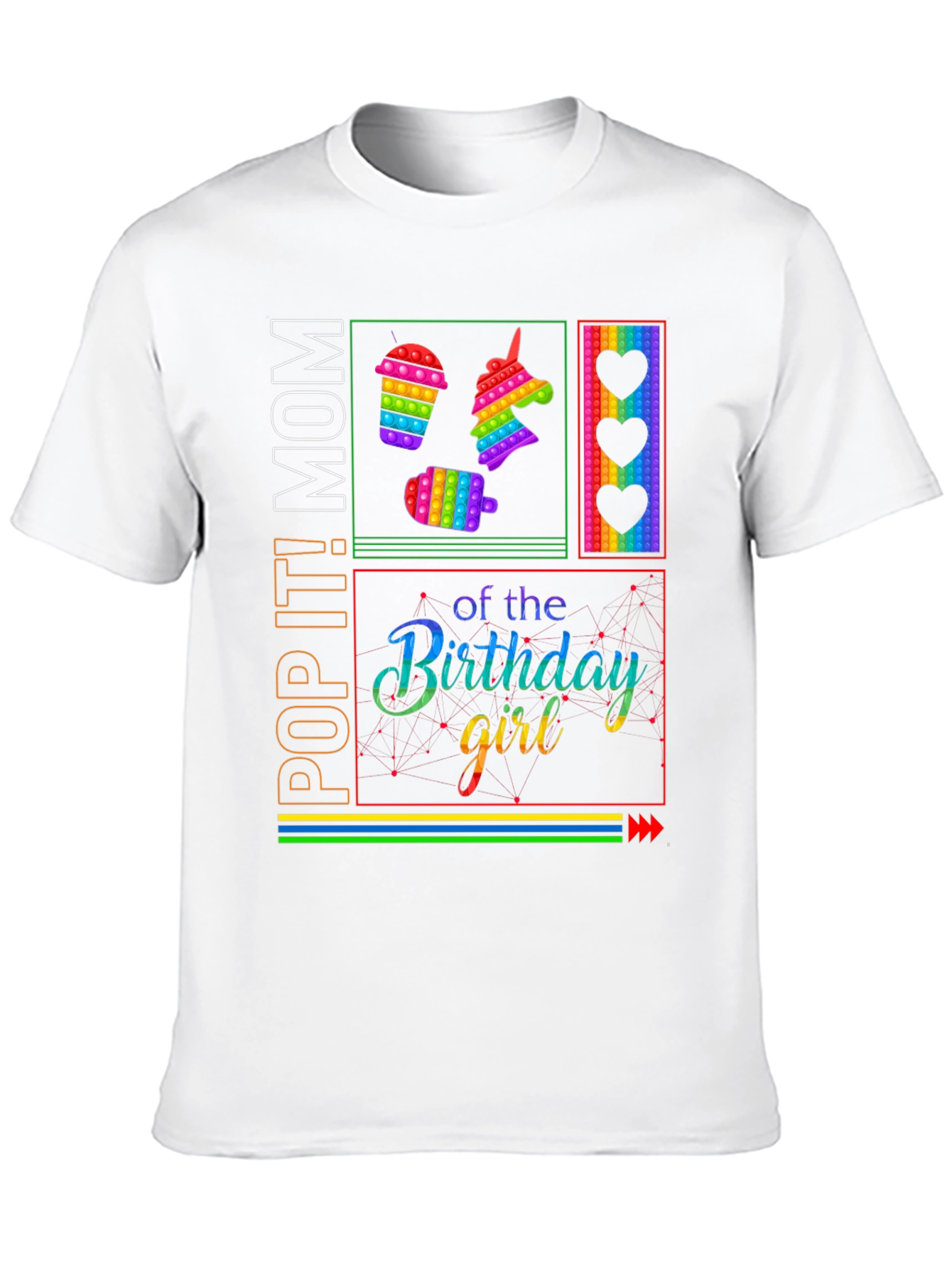 Pop It! Mom Birthday Girl T-Shirt