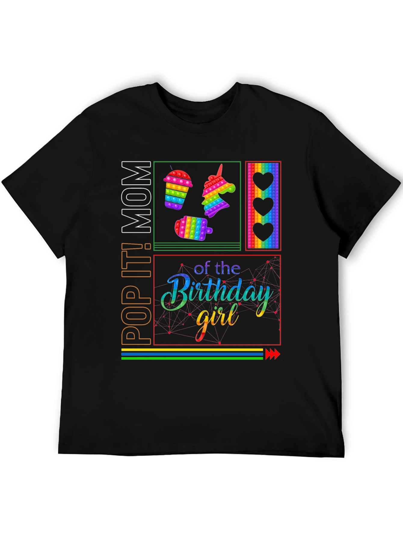 Pop It! Mom Birthday Girl T-Shirt