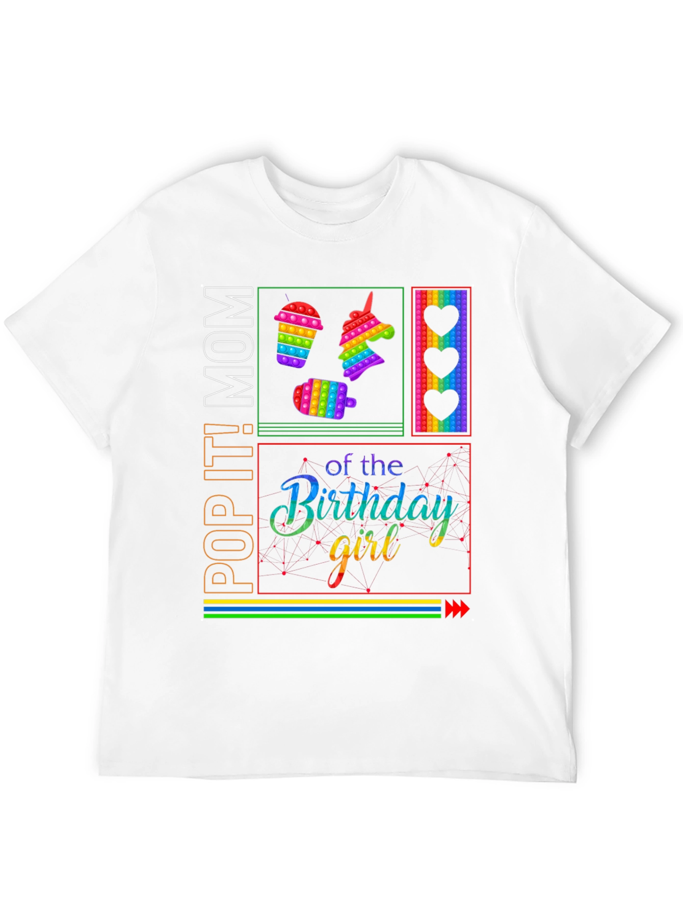 Pop It! Mom Birthday Girl T-Shirt