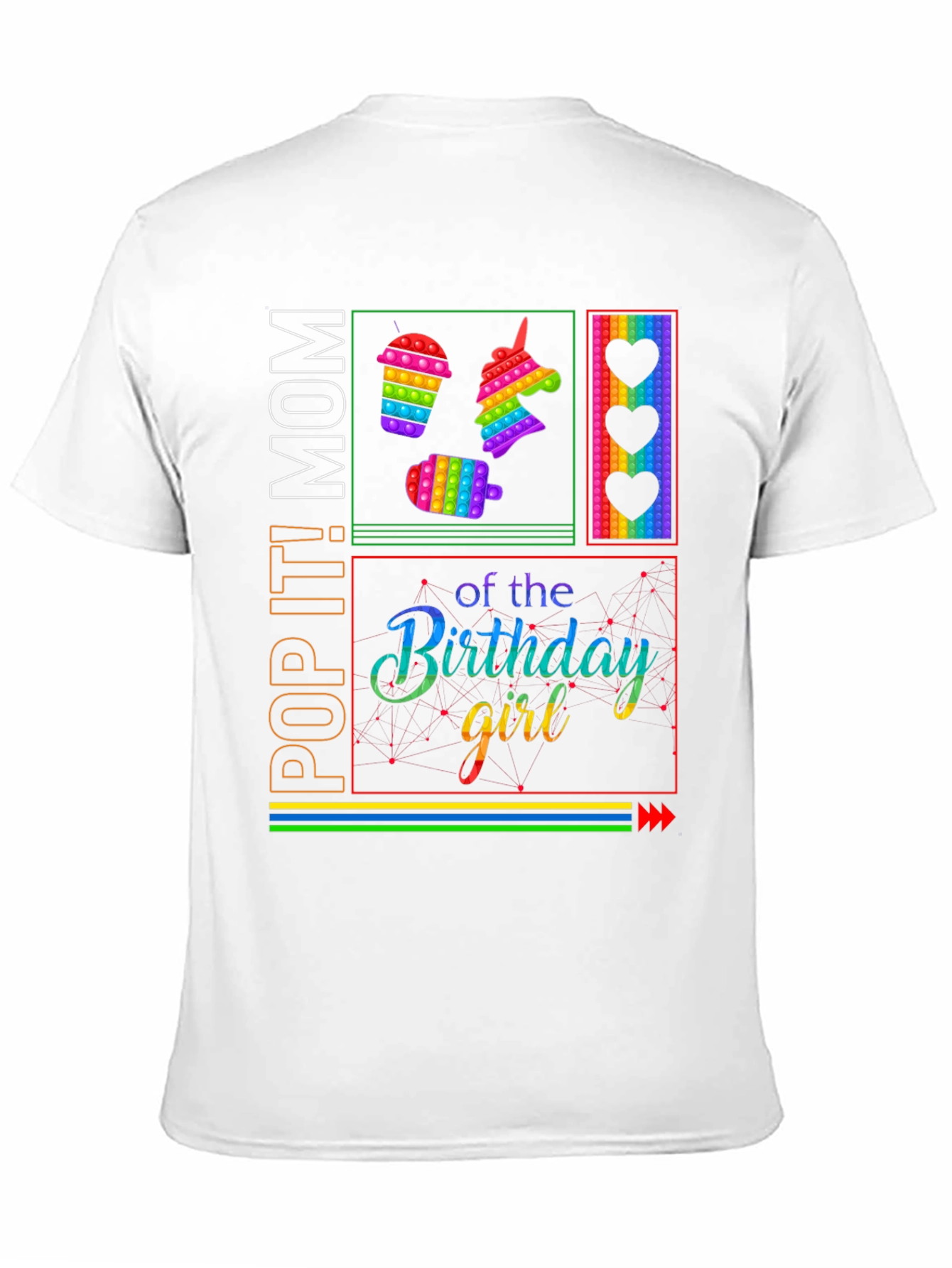 Pop It! Mom Birthday Girl T-Shirt