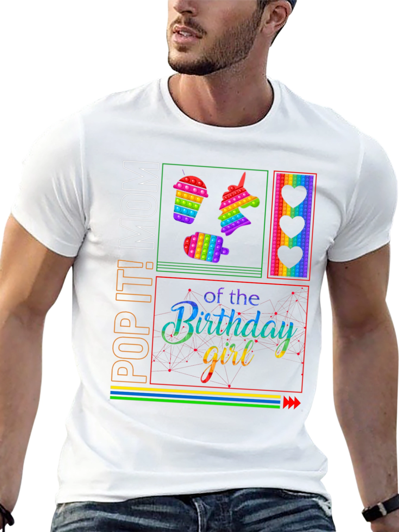 Pop It! Mom Birthday Girl T-Shirt