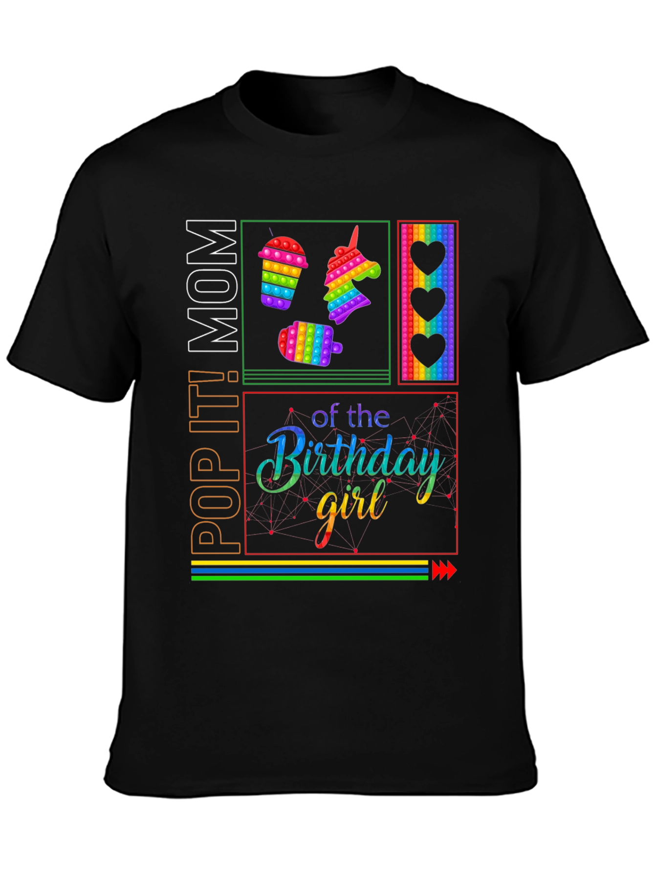 Pop It! Mom Birthday Girl T-Shirt