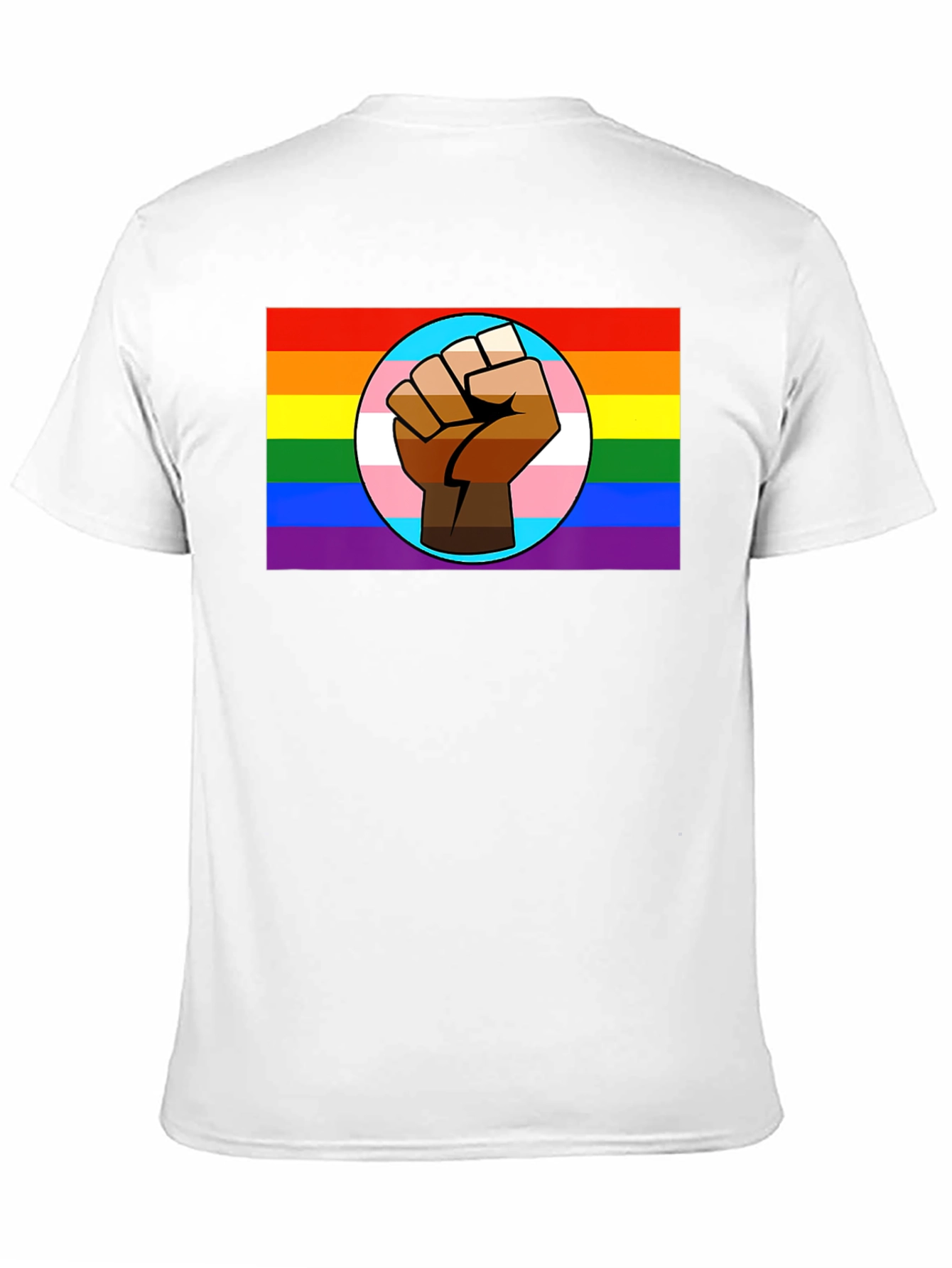 Pride Fist Graphic T-Shirt - Black